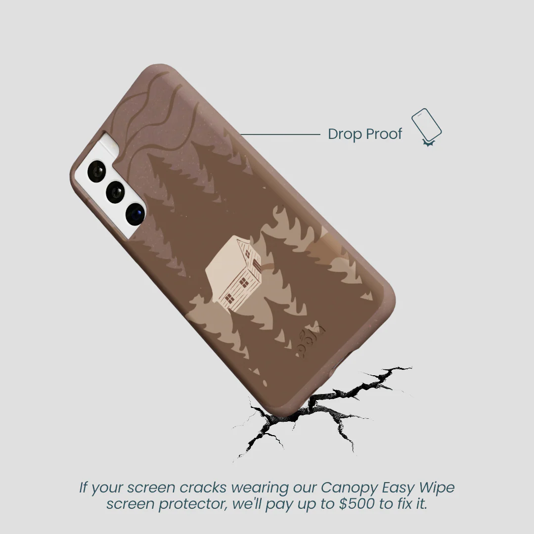 Chocolate Brown Hidden Cabin Samsung Galaxy S22 Case - Image 5