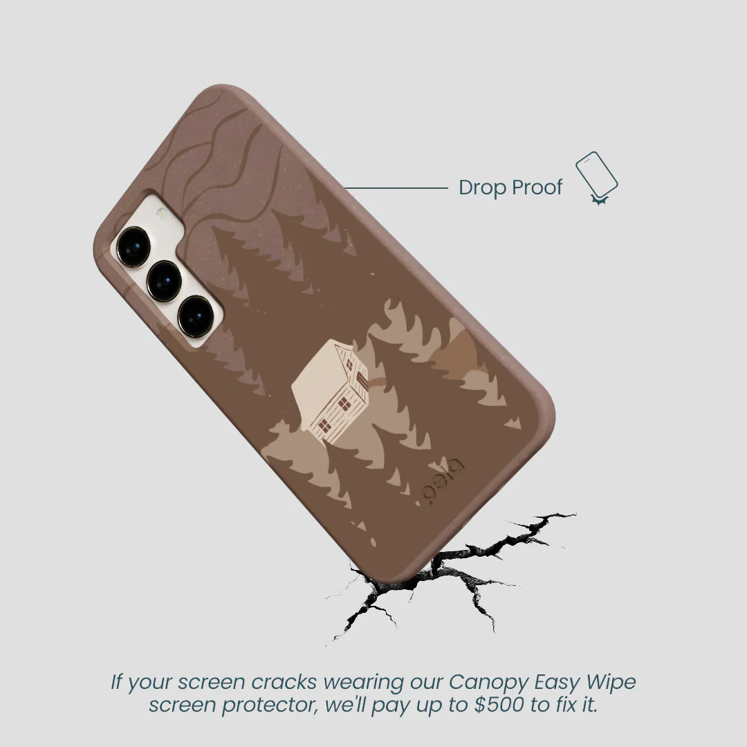 Chocolate Brown Hidden Cabin Samsung Galaxy S23 Case - Image 5