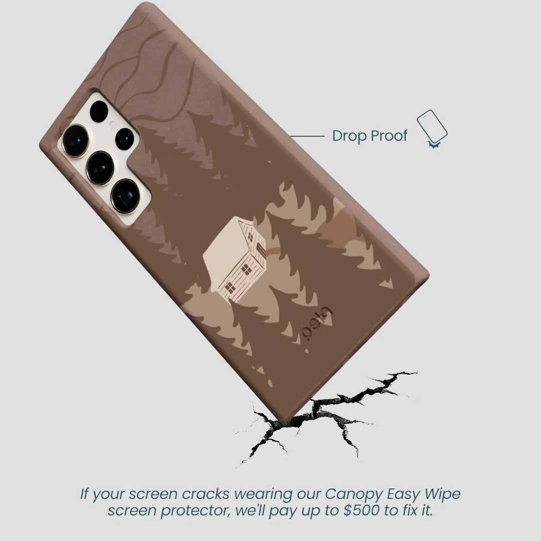 Chocolate Brown Hidden Cabin Samsung Galaxy S24 Ultra Case - Image 5