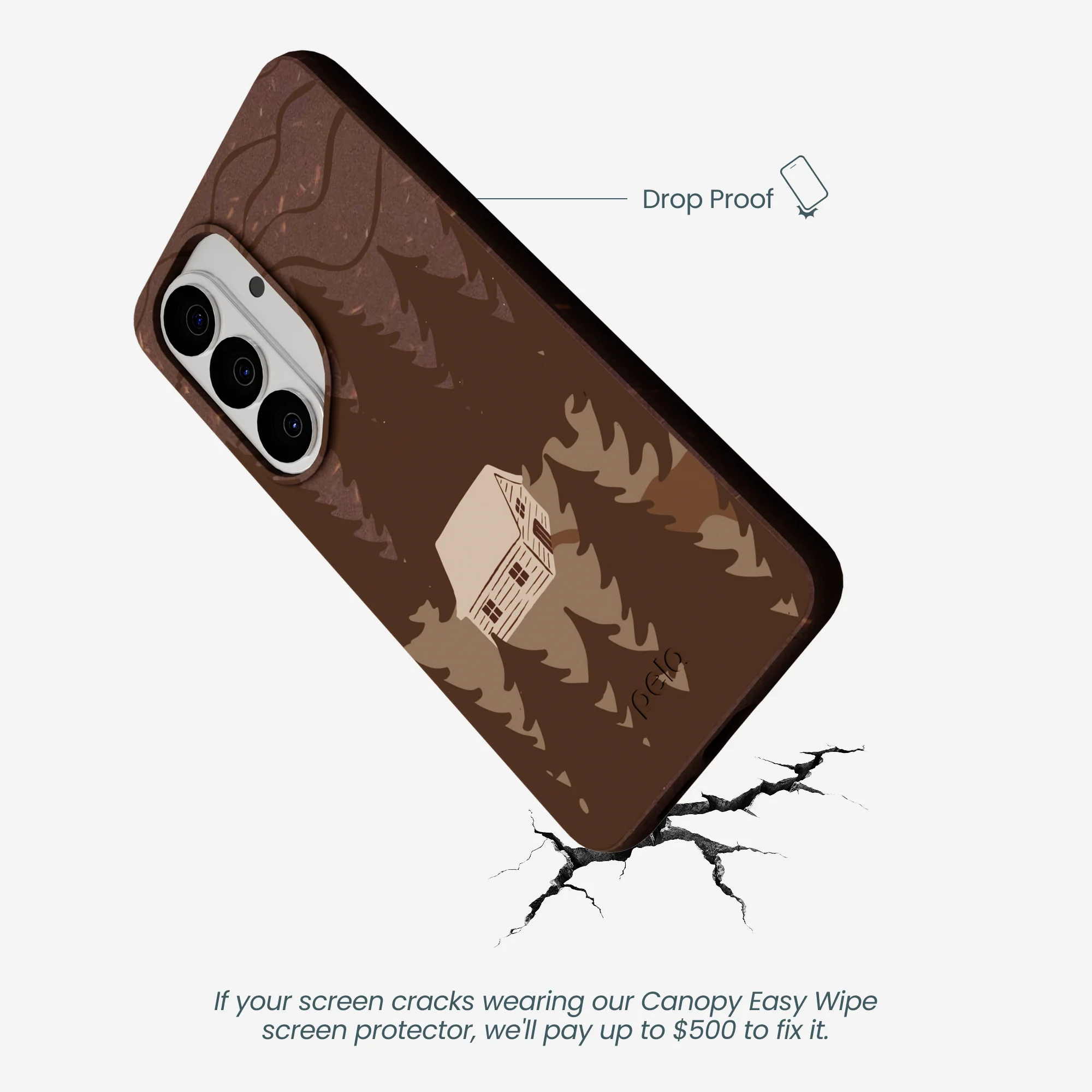 Chocolate Brown Hidden Cabin Samsung Galaxy S26 Case - Image 5