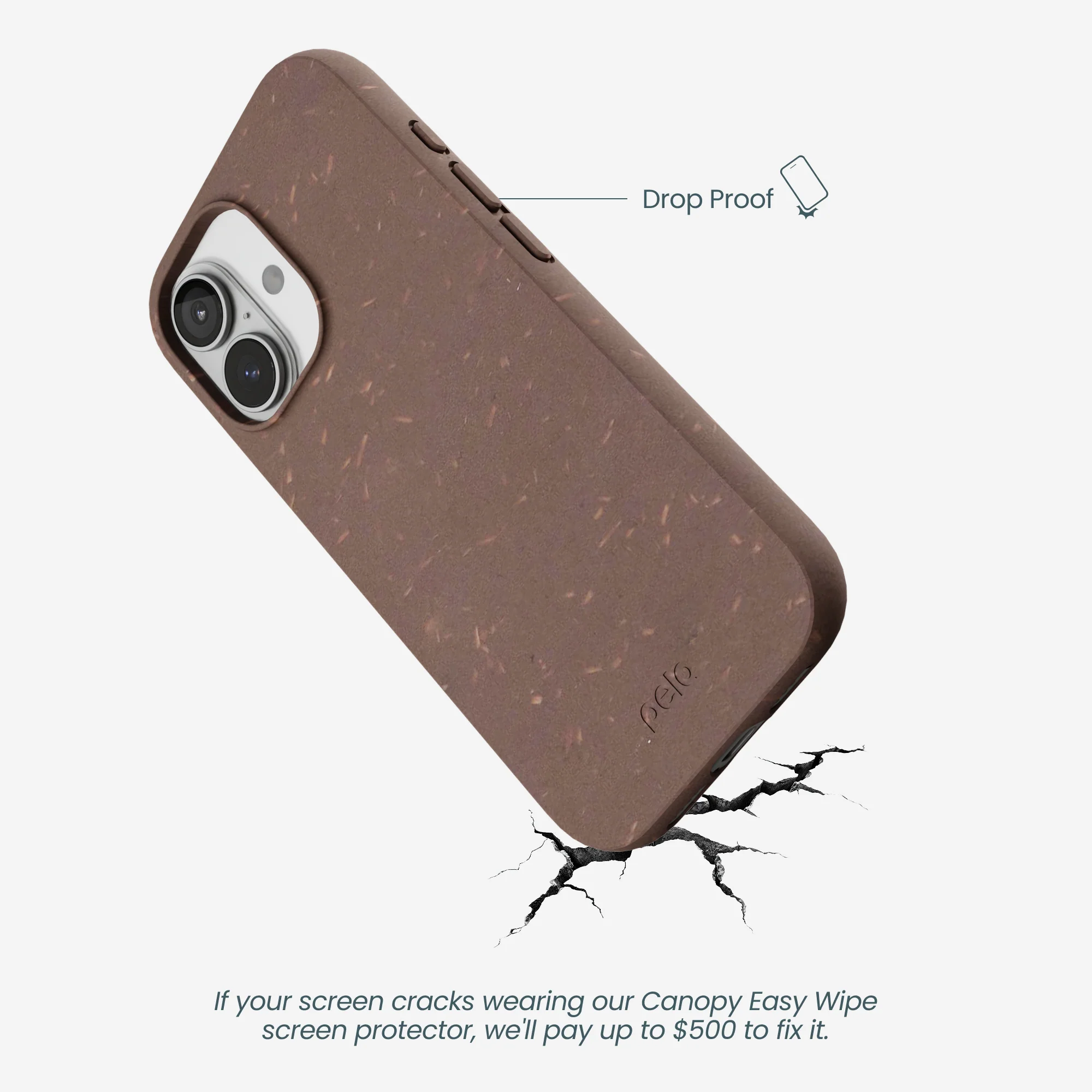 Chocolate Brown iPhone 17 Case - Image 5