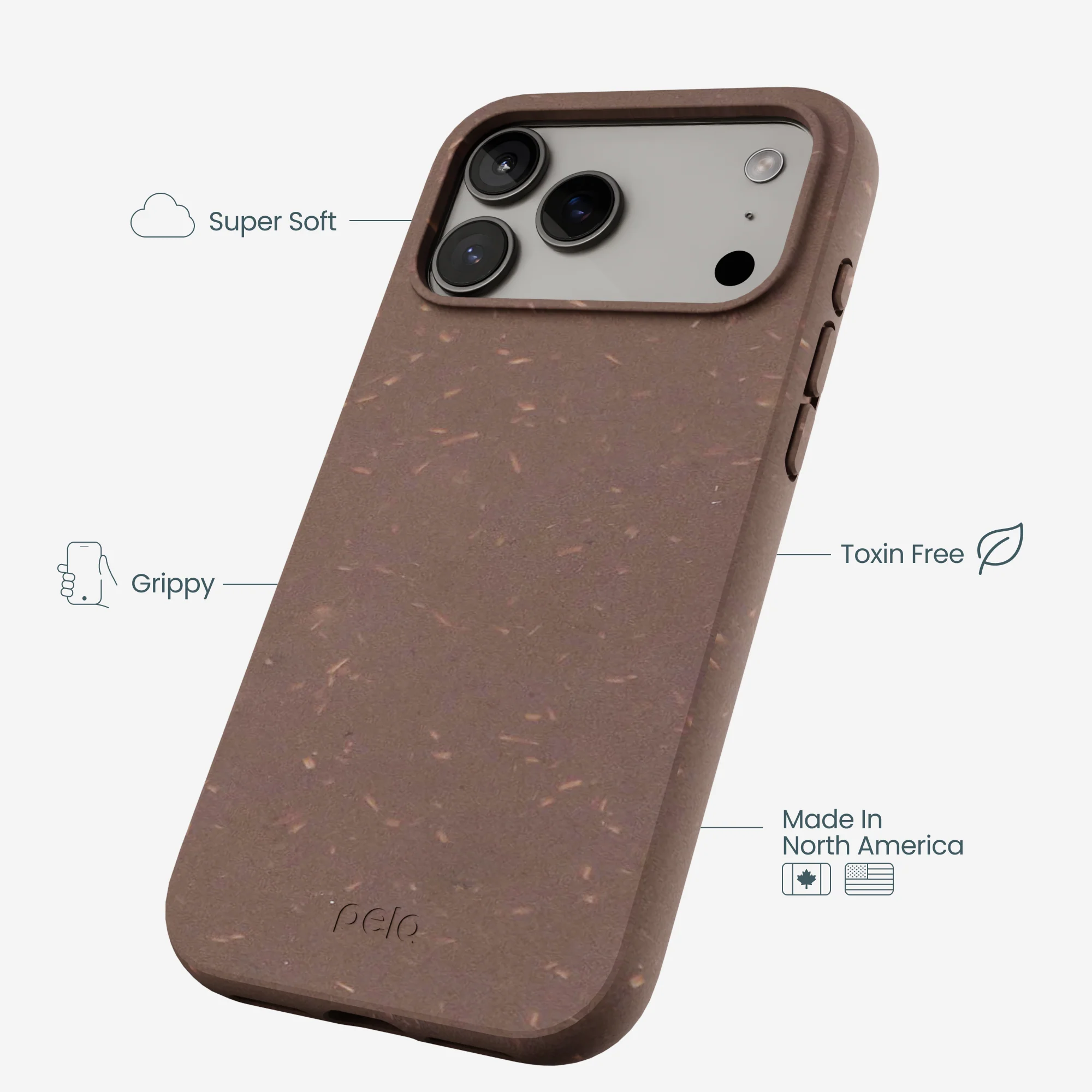 Chocolate Brown iPhone 17 Pro Max Case - Image 4