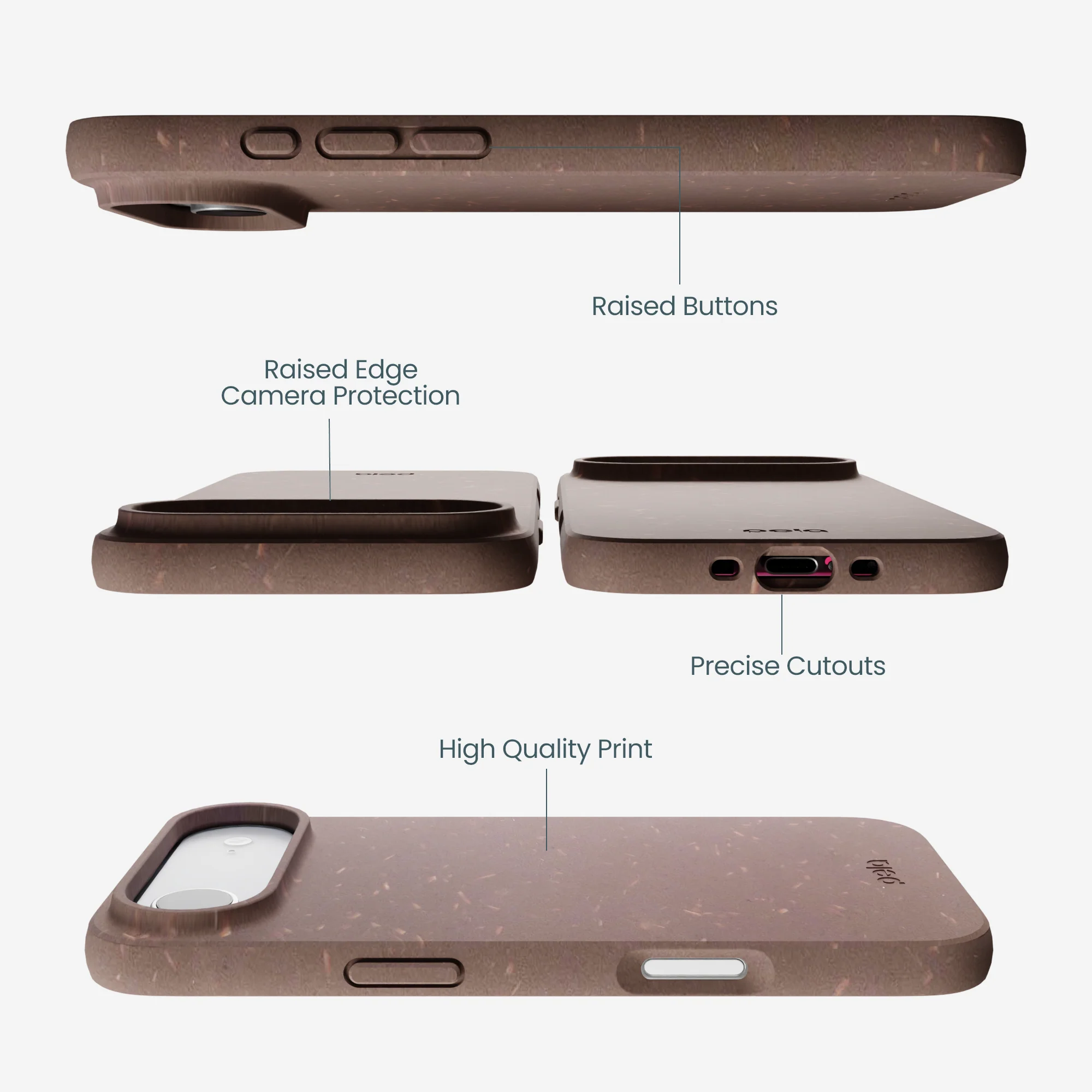 Chocolate Brown iPhone Air Case - Image 3