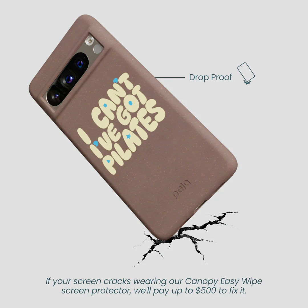 Chocolate Brown Ive got Pilates Google Pixel 8 Pro Case - Image 5