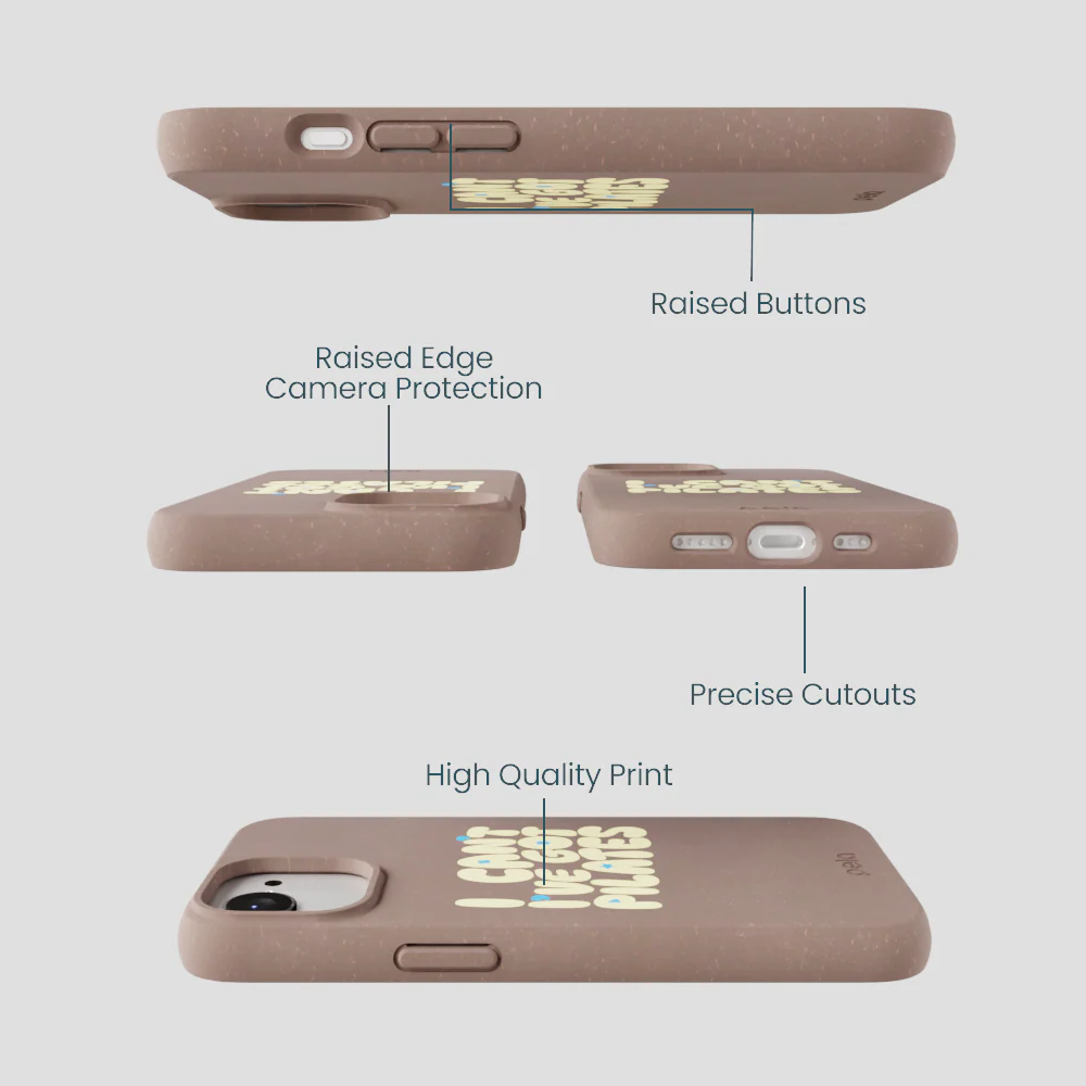 Chocolate Brown Ive got Pilates iPhone 16e/17e Case - Image 3