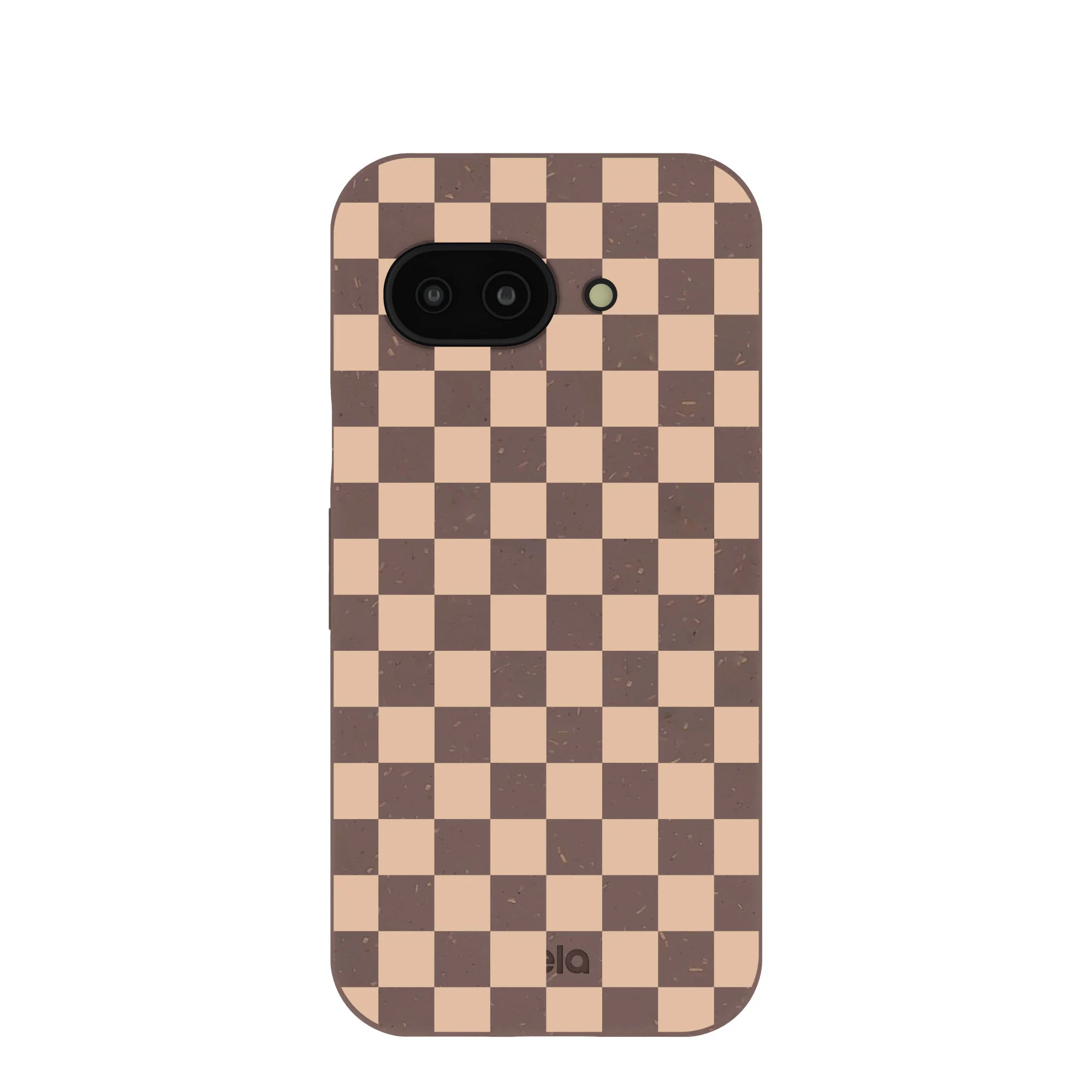 Chocolate Brown Latte Check Google Pixel 9a Case
