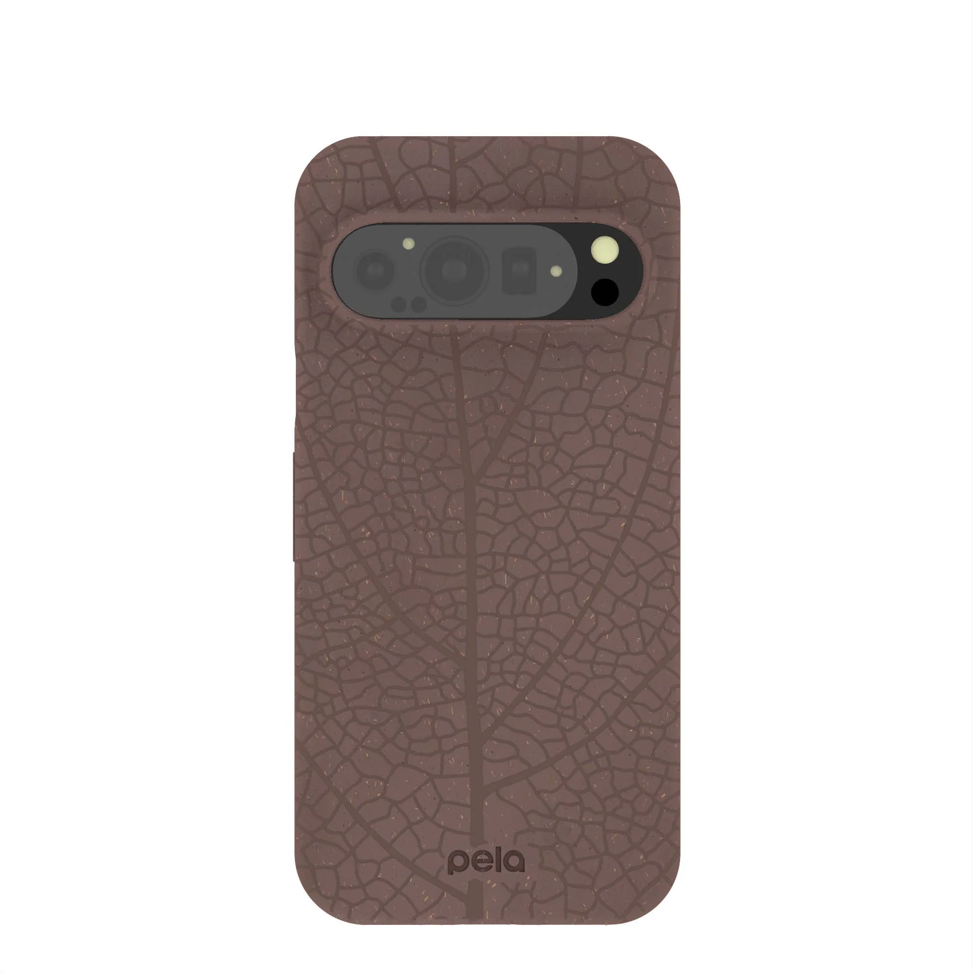 Chocolate Brown Leaf Veins Google Pixel 9/9 Pro Case