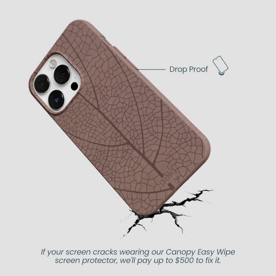 Chocolate Brown Leaf Veins iPhone 13 Pro Max Case - Image 5