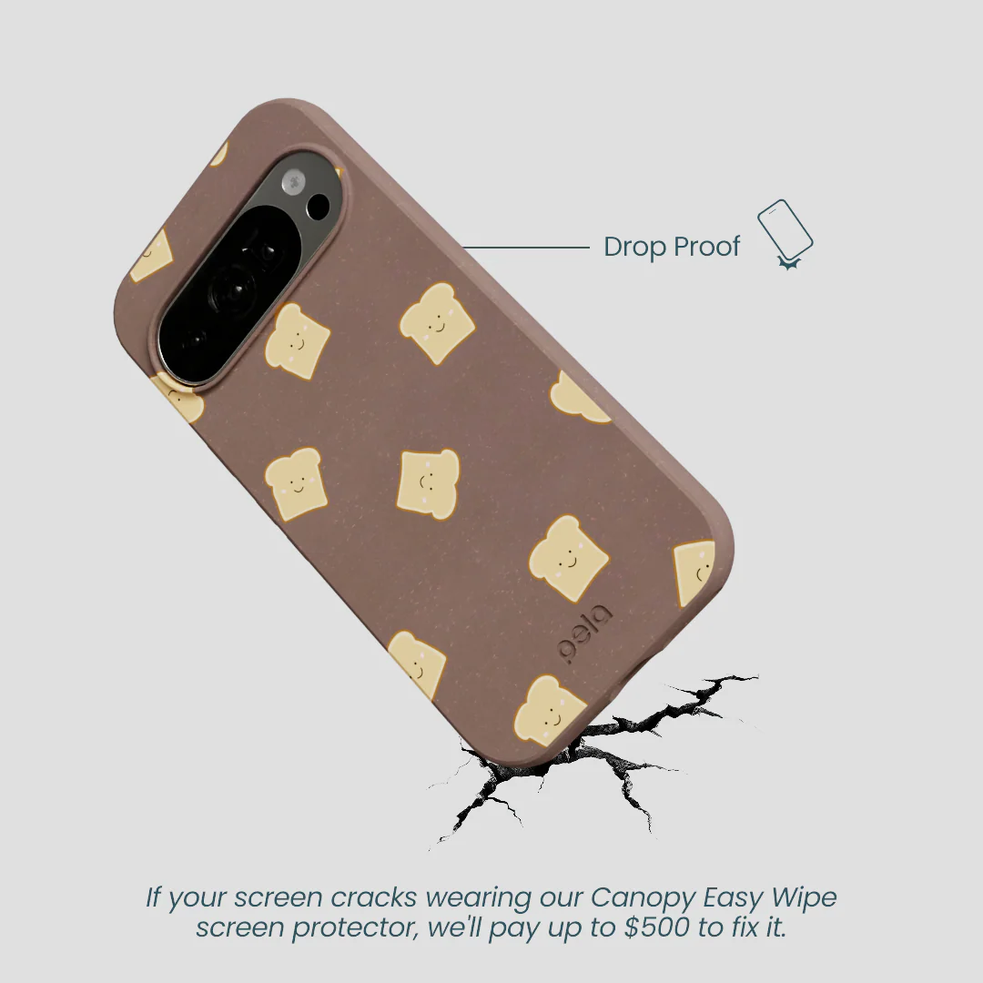 Chocolate Brown Mini Toast Google Pixel 10/10 Pro Case - Image 5