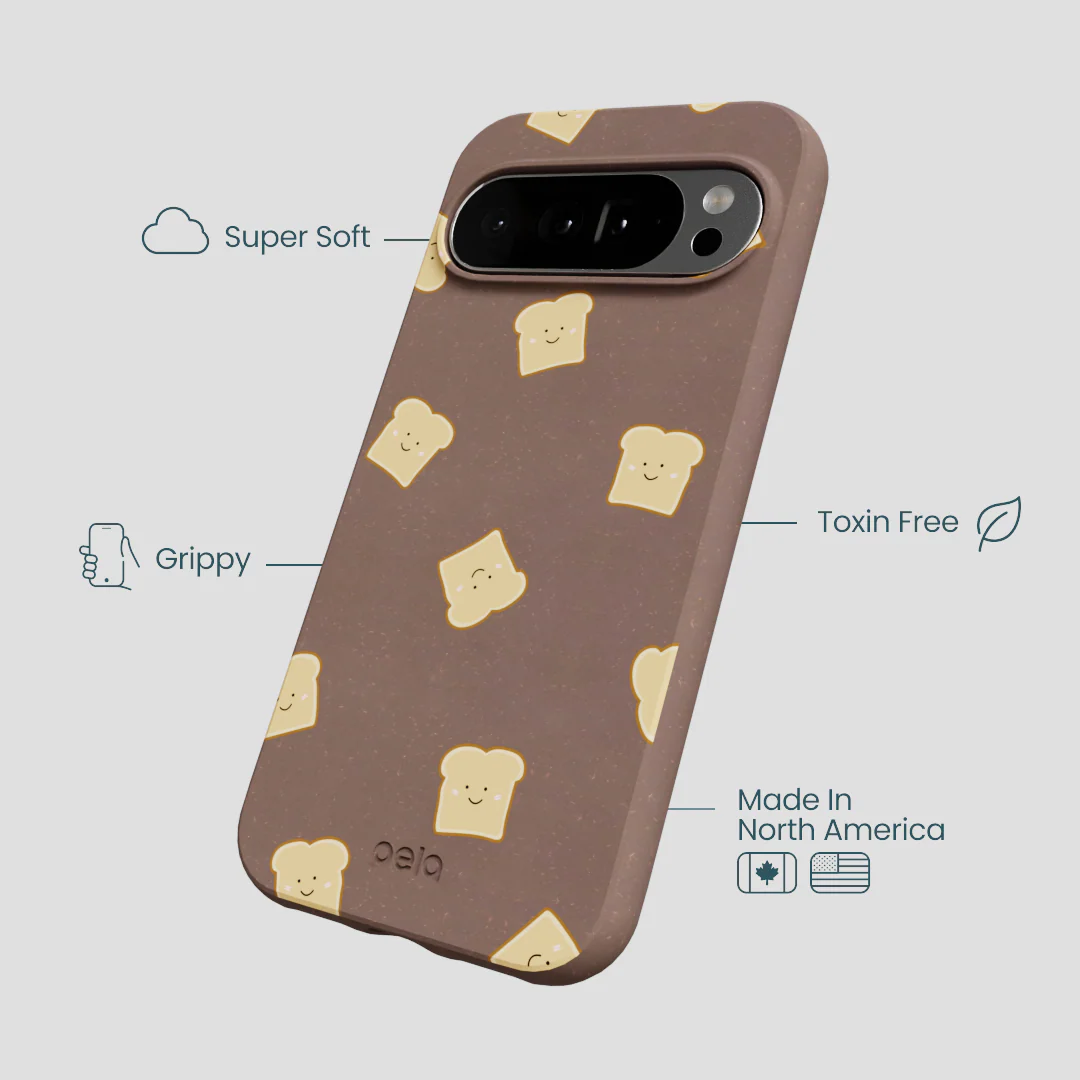 Chocolate Brown Mini Toast Google Pixel 10 Pro XL Case - Image 4