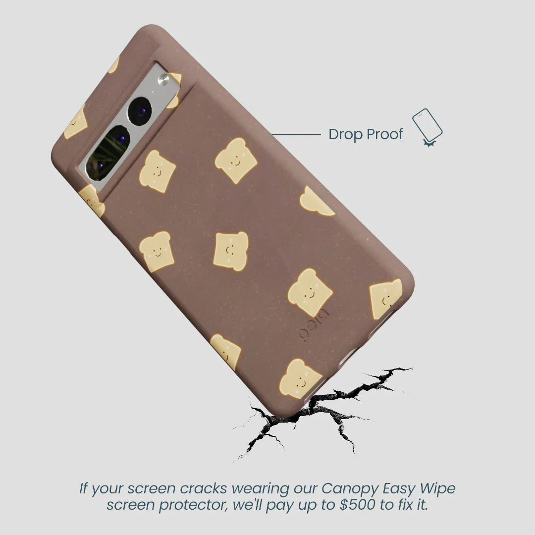 Chocolate Brown Mini Toast Google Pixel 7 Pro Case - Image 5