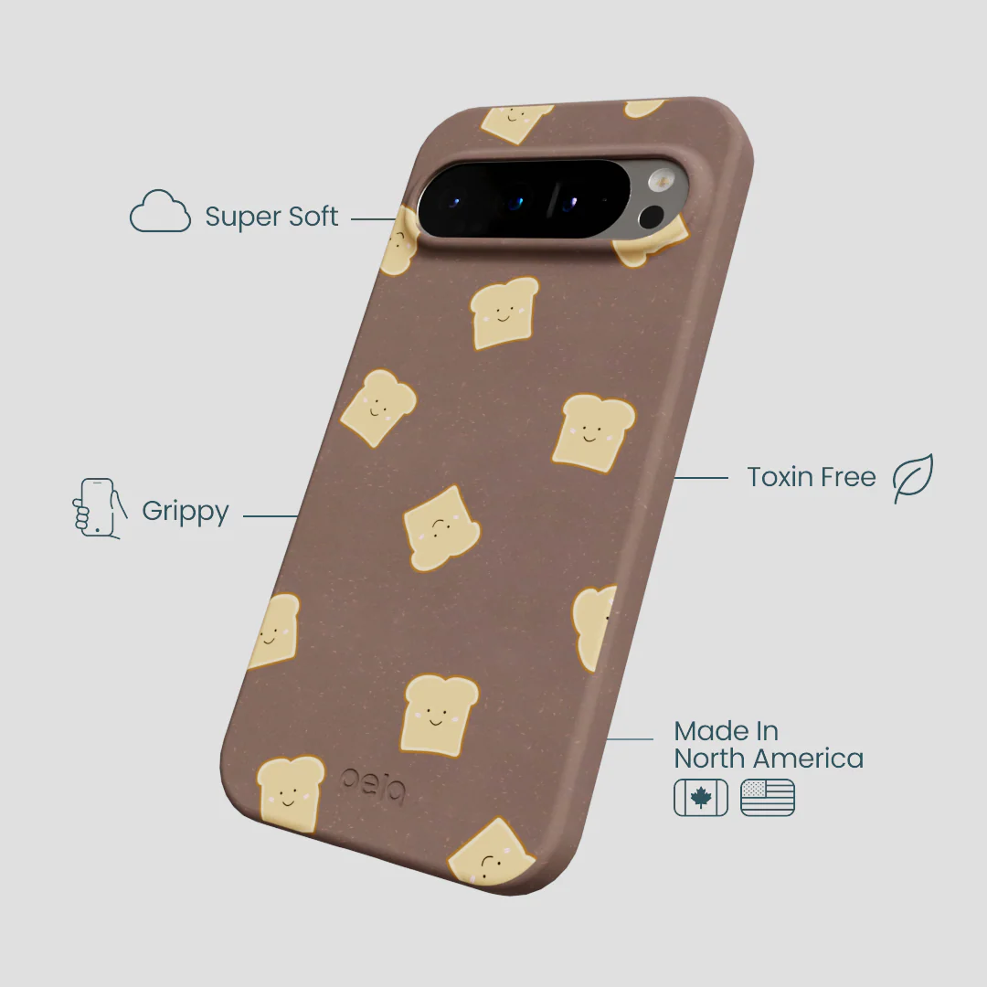 Chocolate Brown Mini Toast Google Pixel 9 Pro XL Case - Image 4