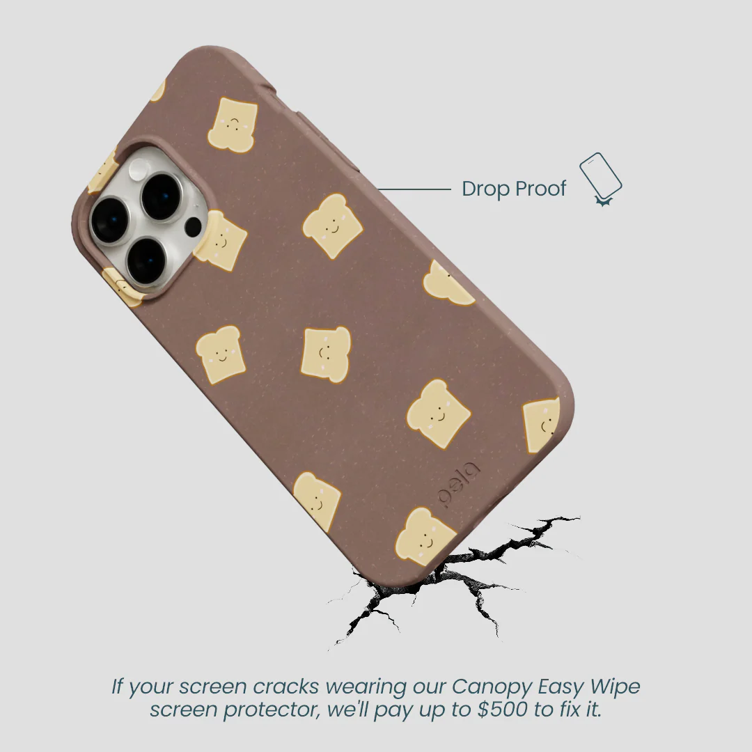 Chocolate Brown Mini Toast iPhone 15 Pro Max Case - Image 5