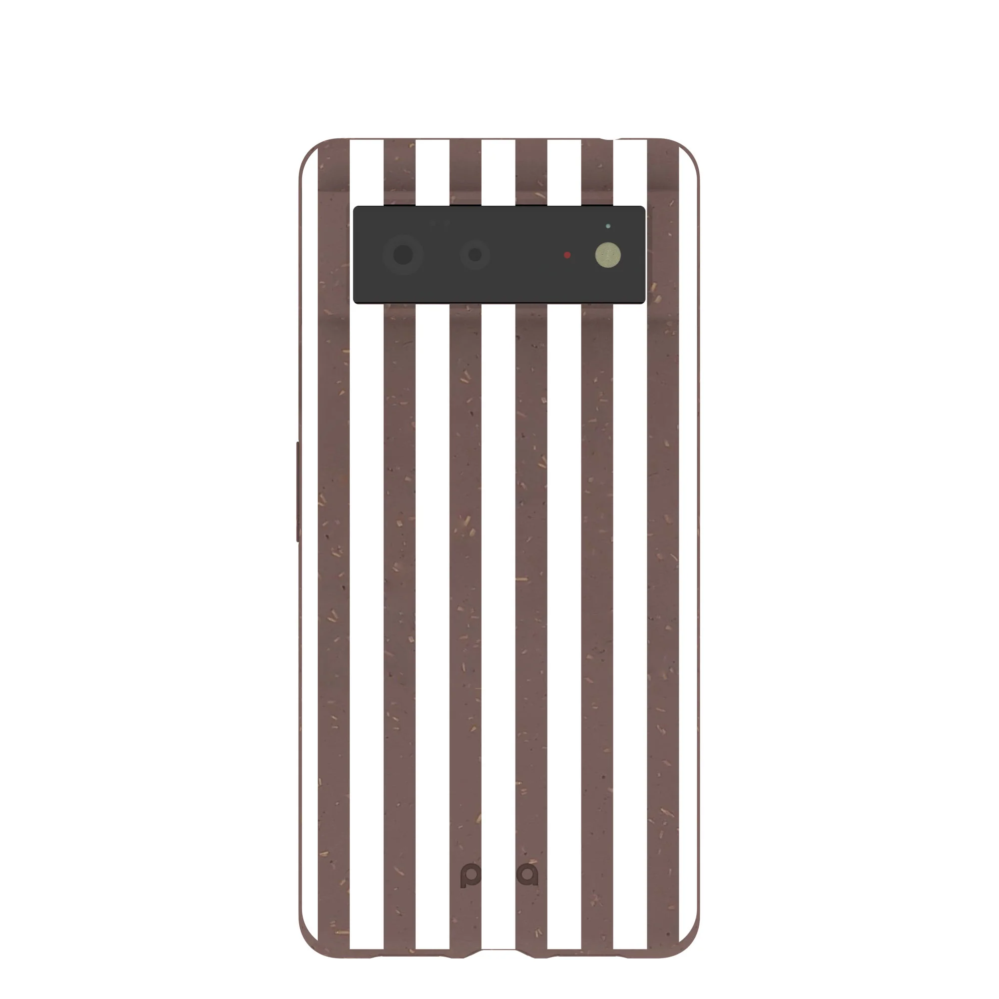 Chocolate Brown Mocha Stripes Google Pixel 6 Case