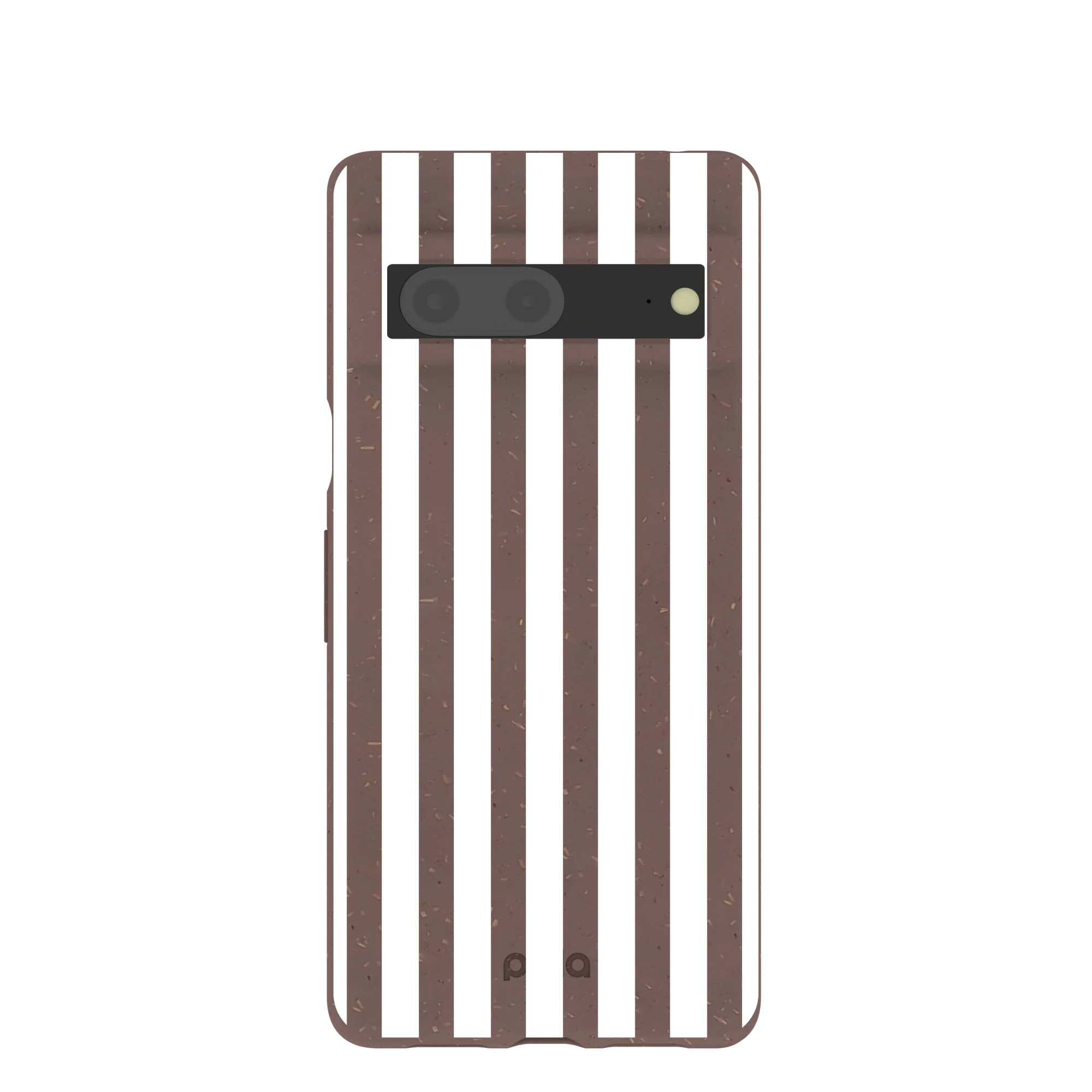 Chocolate Brown Mocha Stripes Google Pixel 7 Case