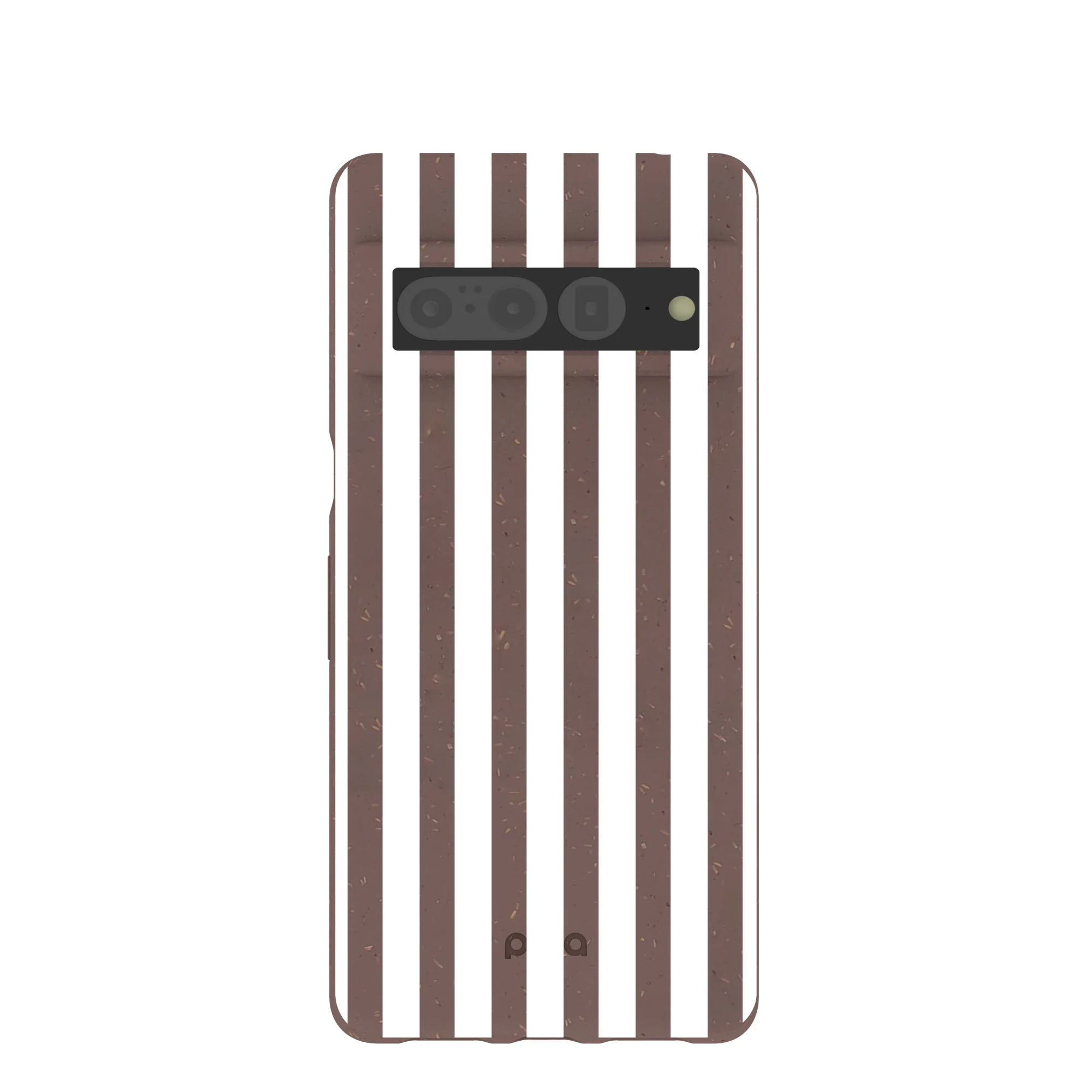 Chocolate Brown Mocha Stripes Google Pixel 7 Pro Case