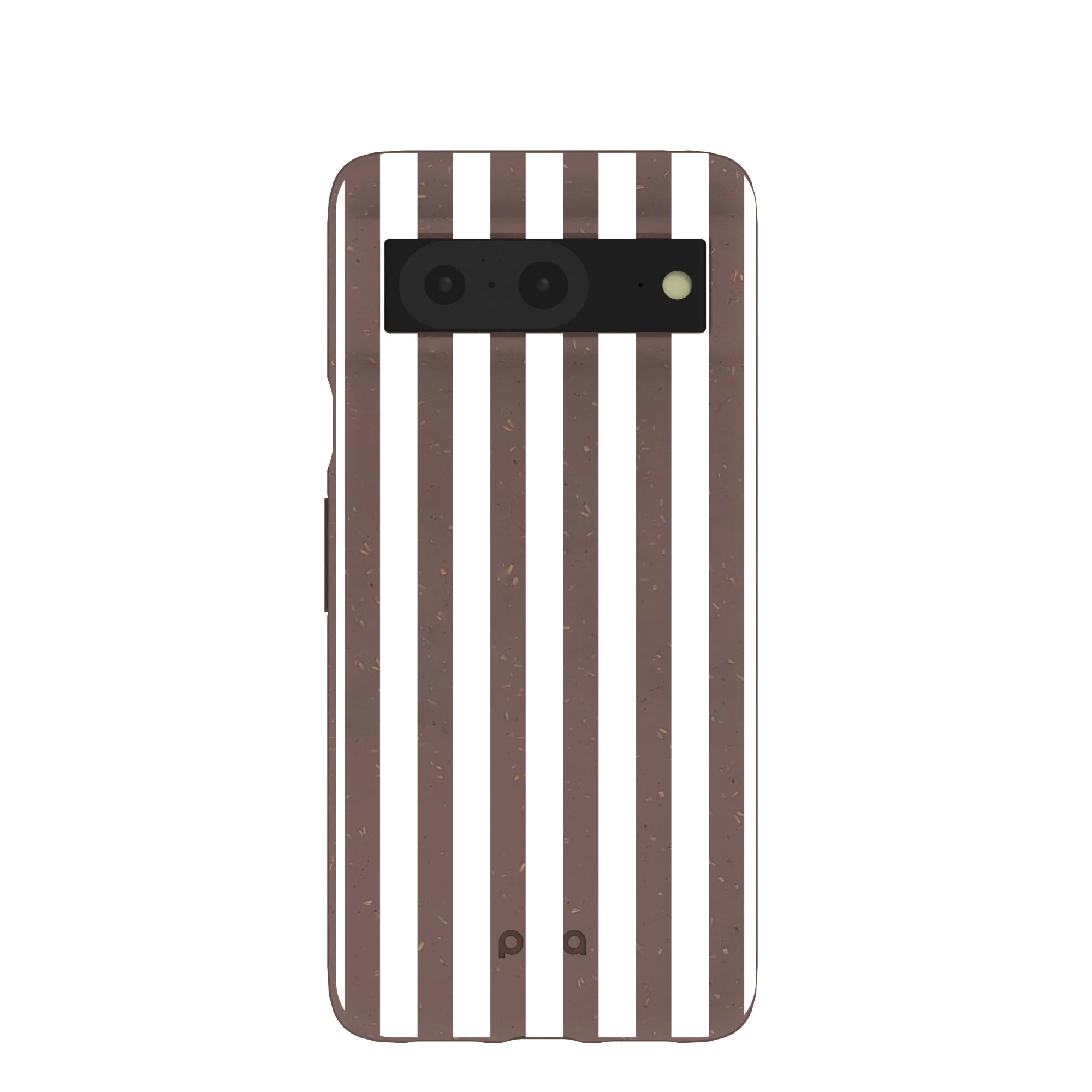 Chocolate Brown Mocha Stripes Google Pixel 8 Case