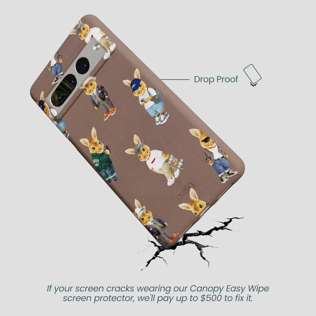 Chocolate Brown Rabbit Friends Google Pixel 7 Pro Case - Image 5