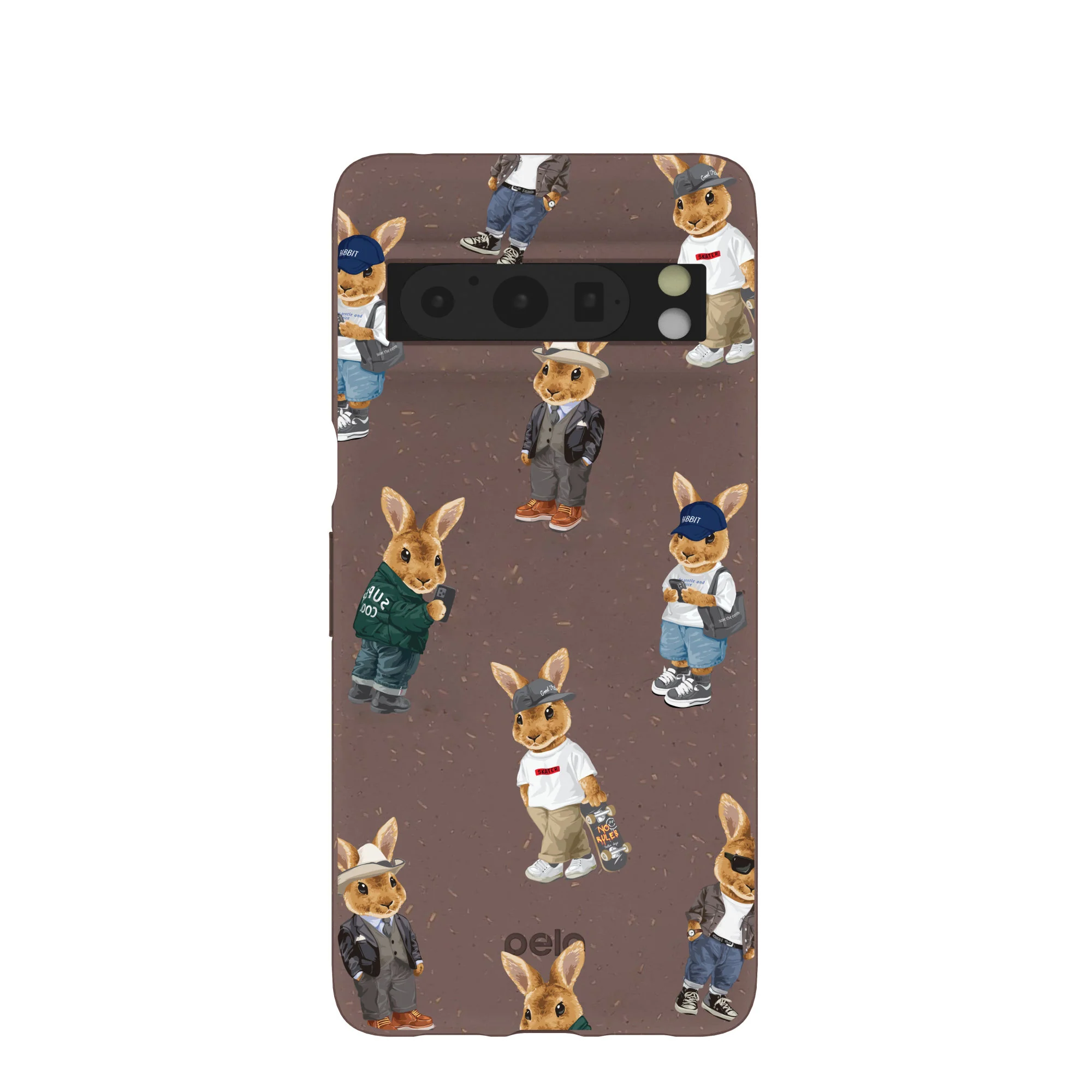 Chocolate Brown Rabbit Friends Google Pixel 8 Pro Case
