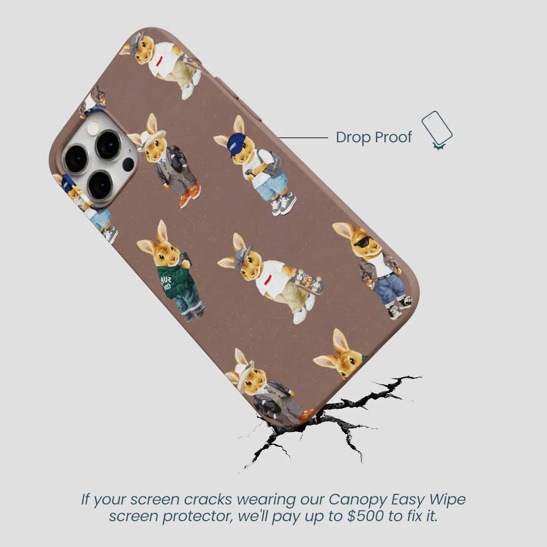 Chocolate Brown Rabbit Friends iPhone 12 Pro Max Case - Image 5