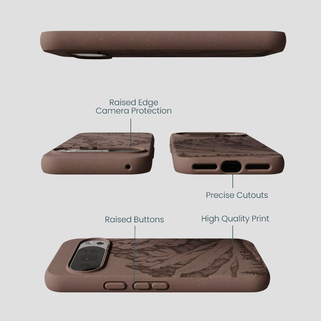 Chocolate Brown Silent Summit Google Pixel 10/10 Pro Case - Image 3