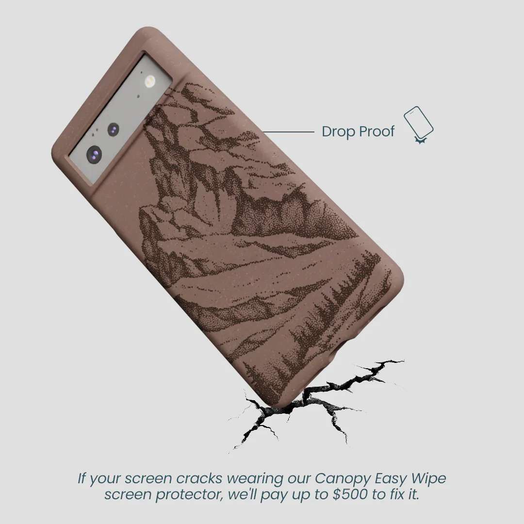 Chocolate Brown Silent Summit Google Pixel 6 Case - Image 5