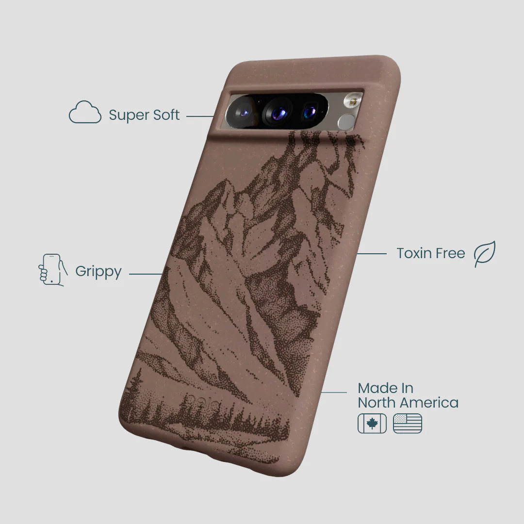Chocolate Brown Silent Summit Google Pixel 8 Pro Case - Image 4