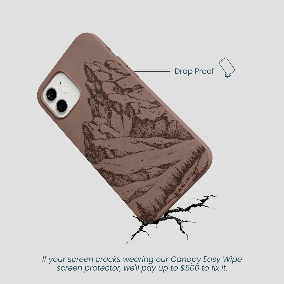 Chocolate Brown Silent Summit iPhone 12/ iPhone 12 Pro Case - Image 5