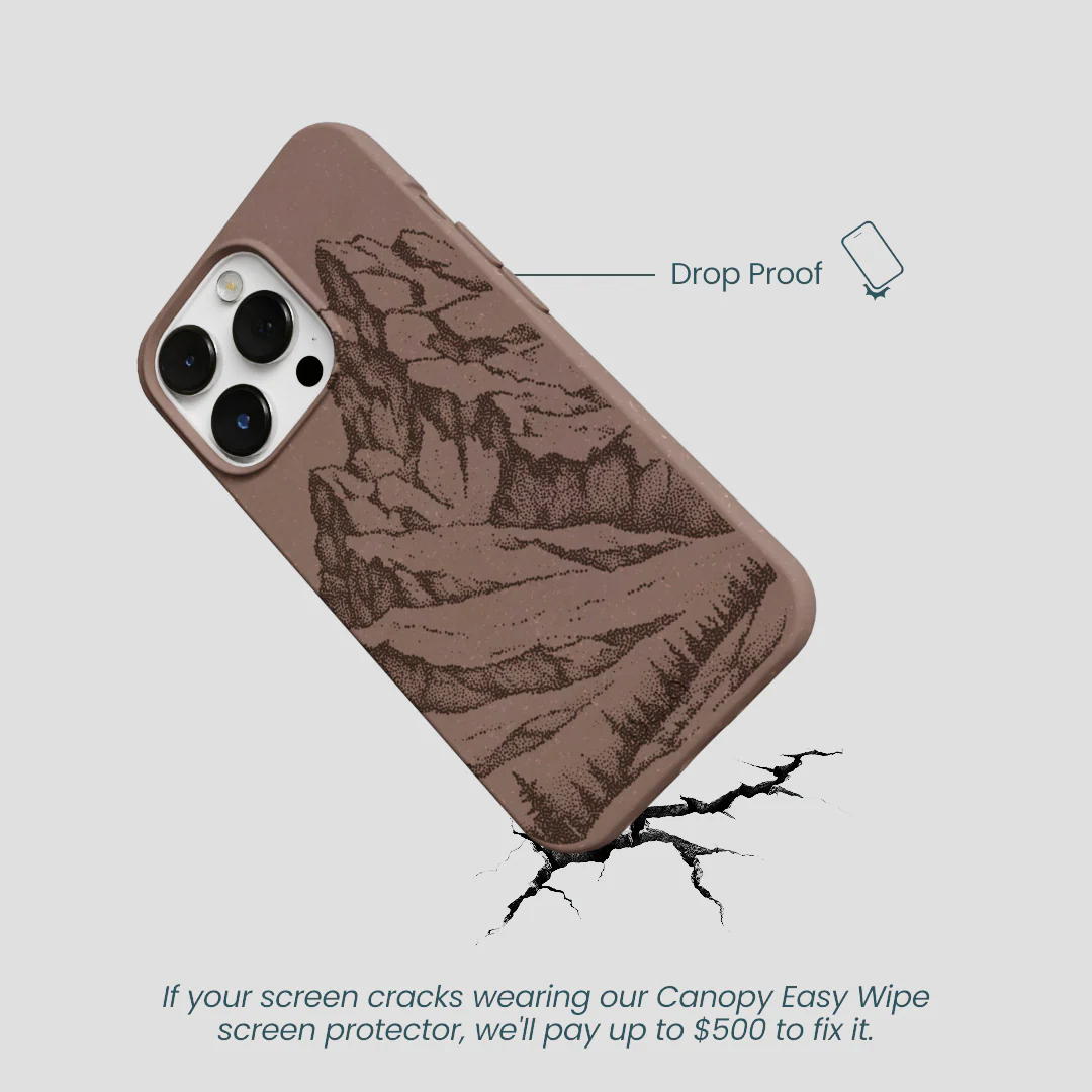 Chocolate Brown Silent Summit iPhone 13 Pro Case - Image 5