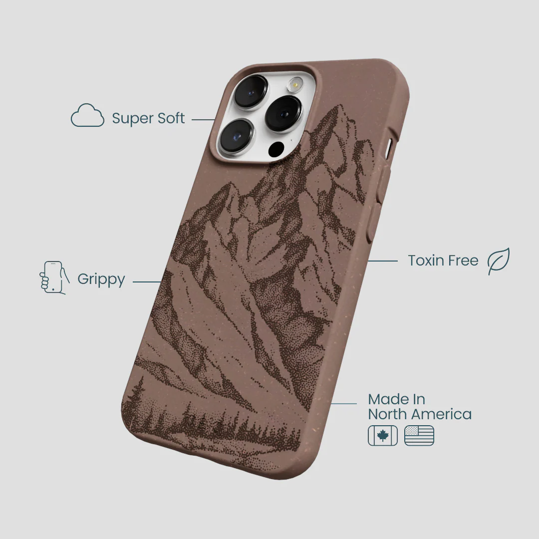Chocolate Brown Silent Summit iPhone 13 Pro Max Case - Image 4