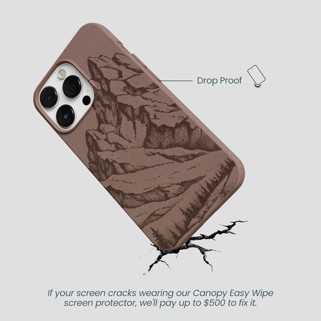 Chocolate Brown Silent Summit iPhone 13 Pro Max Case - Image 5