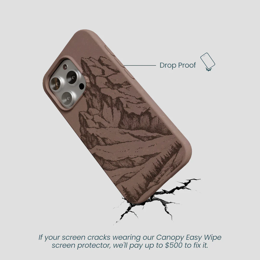 Chocolate Brown Silent Summit iPhone 16 Pro Case - Image 5