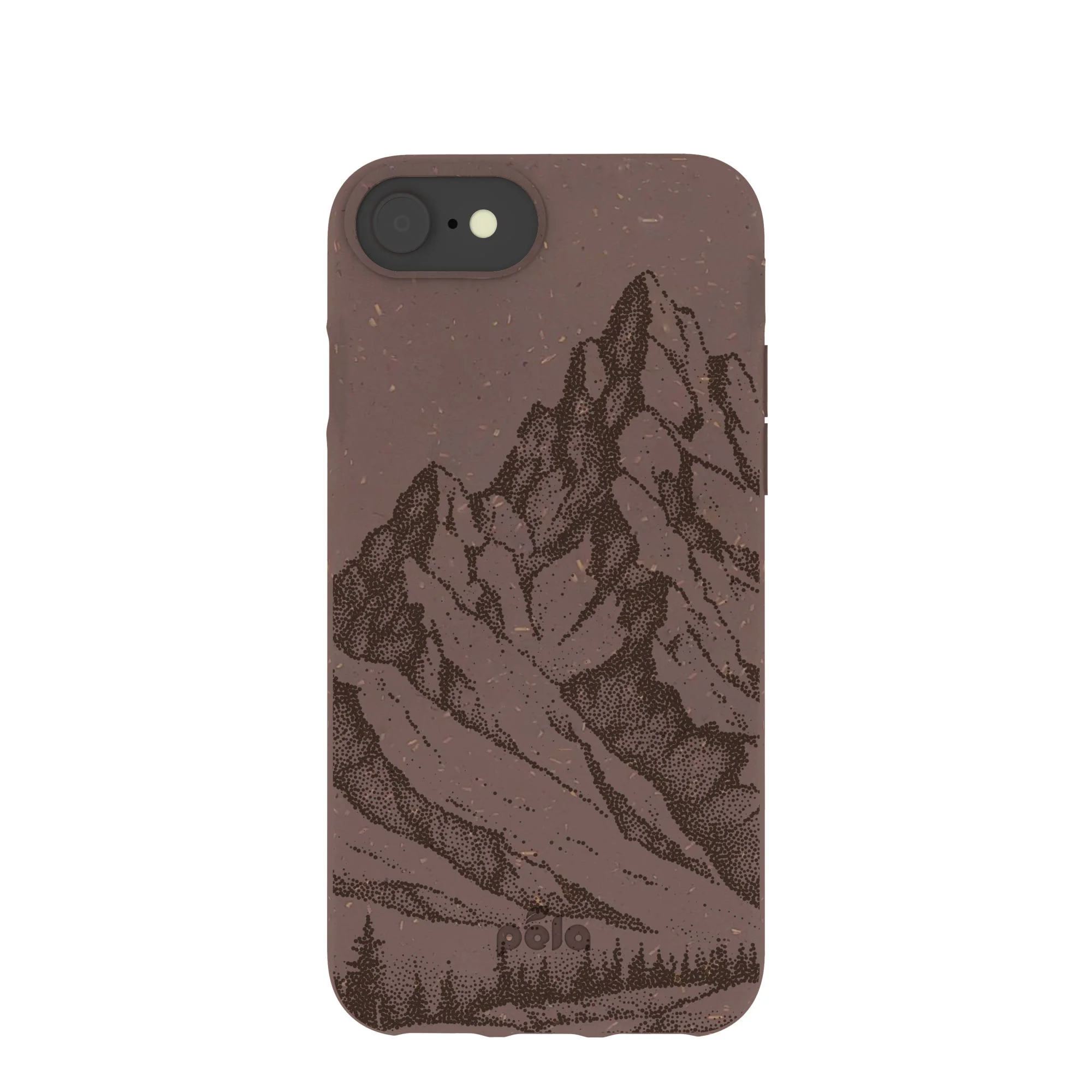 Chocolate Brown Silent Summit iPhone 6/6s/7/8/SE Case