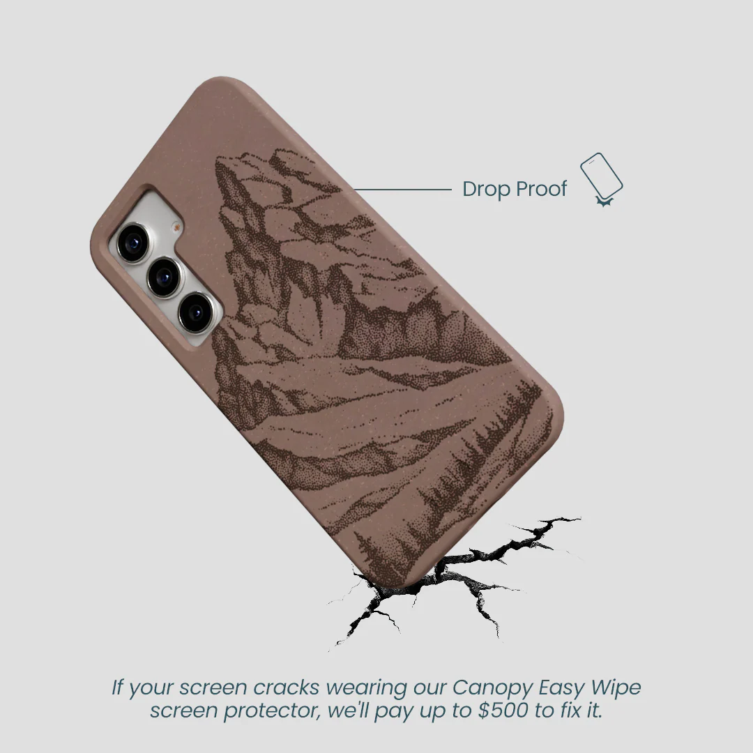 Chocolate Brown Silent Summit Samsung Galaxy S25 Case - Image 5