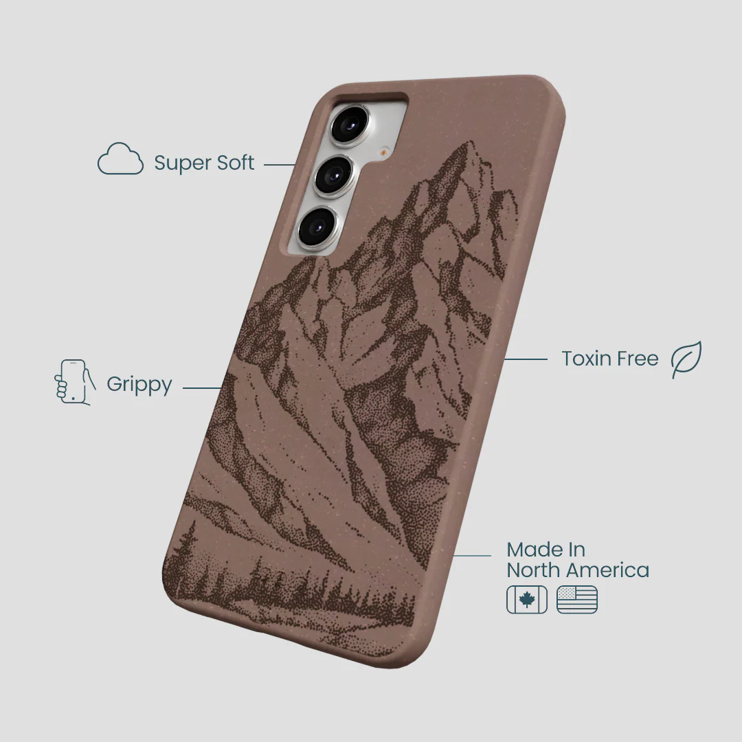 Chocolate Brown Silent Summit Samsung Galaxy S25+(Plus) Case - Image 4