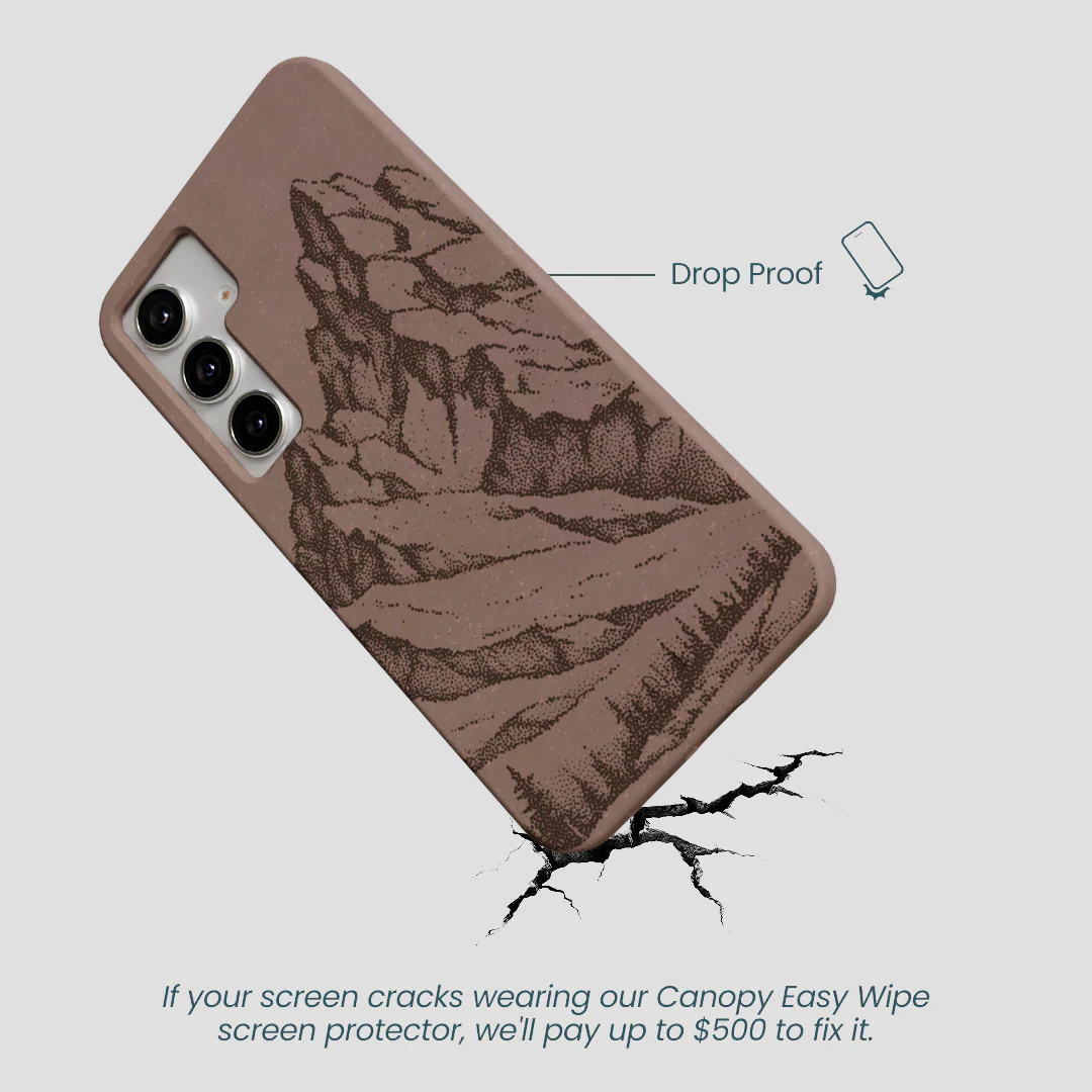 Chocolate Brown Silent Summit Samsung Galaxy S25+(Plus) Case - Image 5