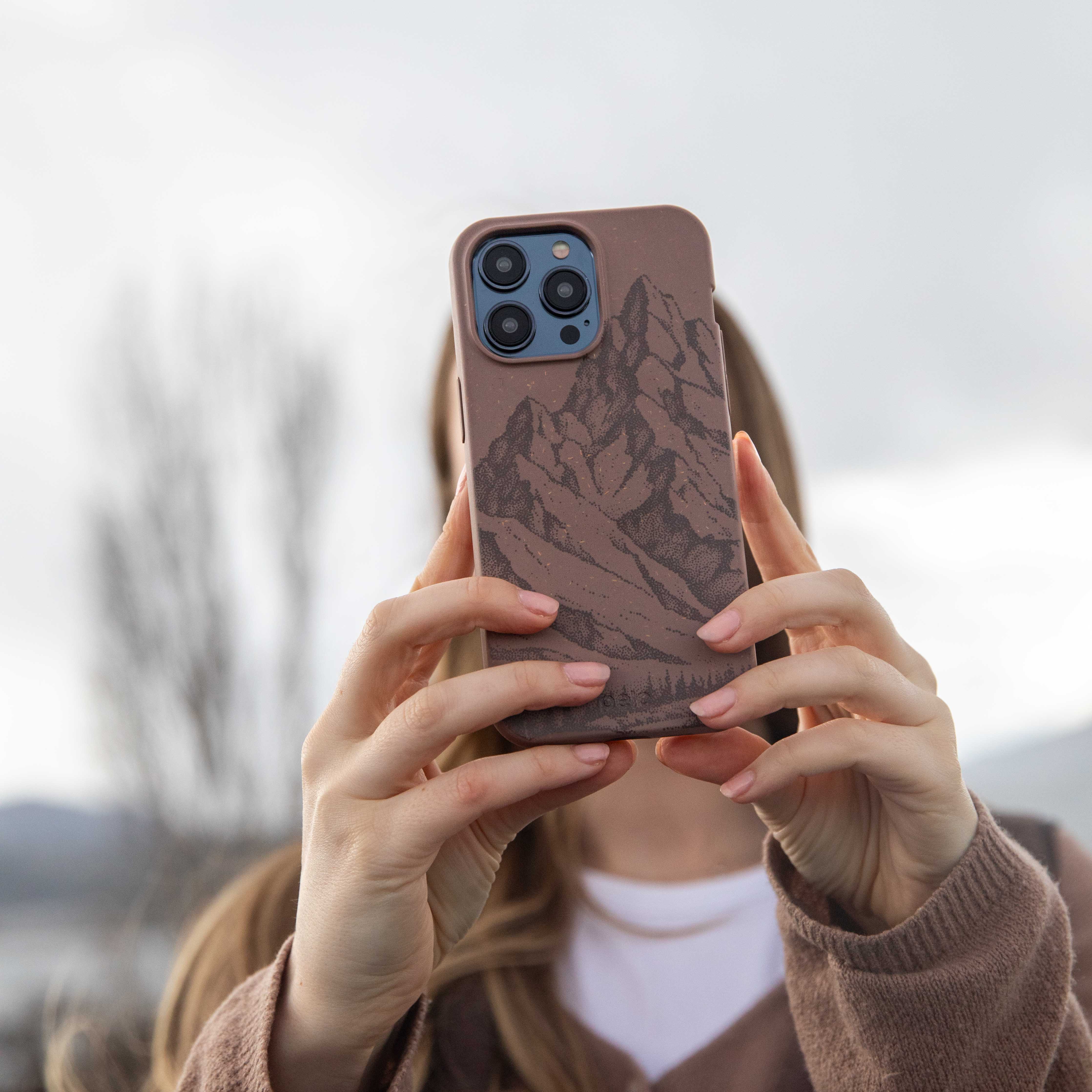 Chocolate Brown Silent Summit Google Pixel 9a Case - Image 2