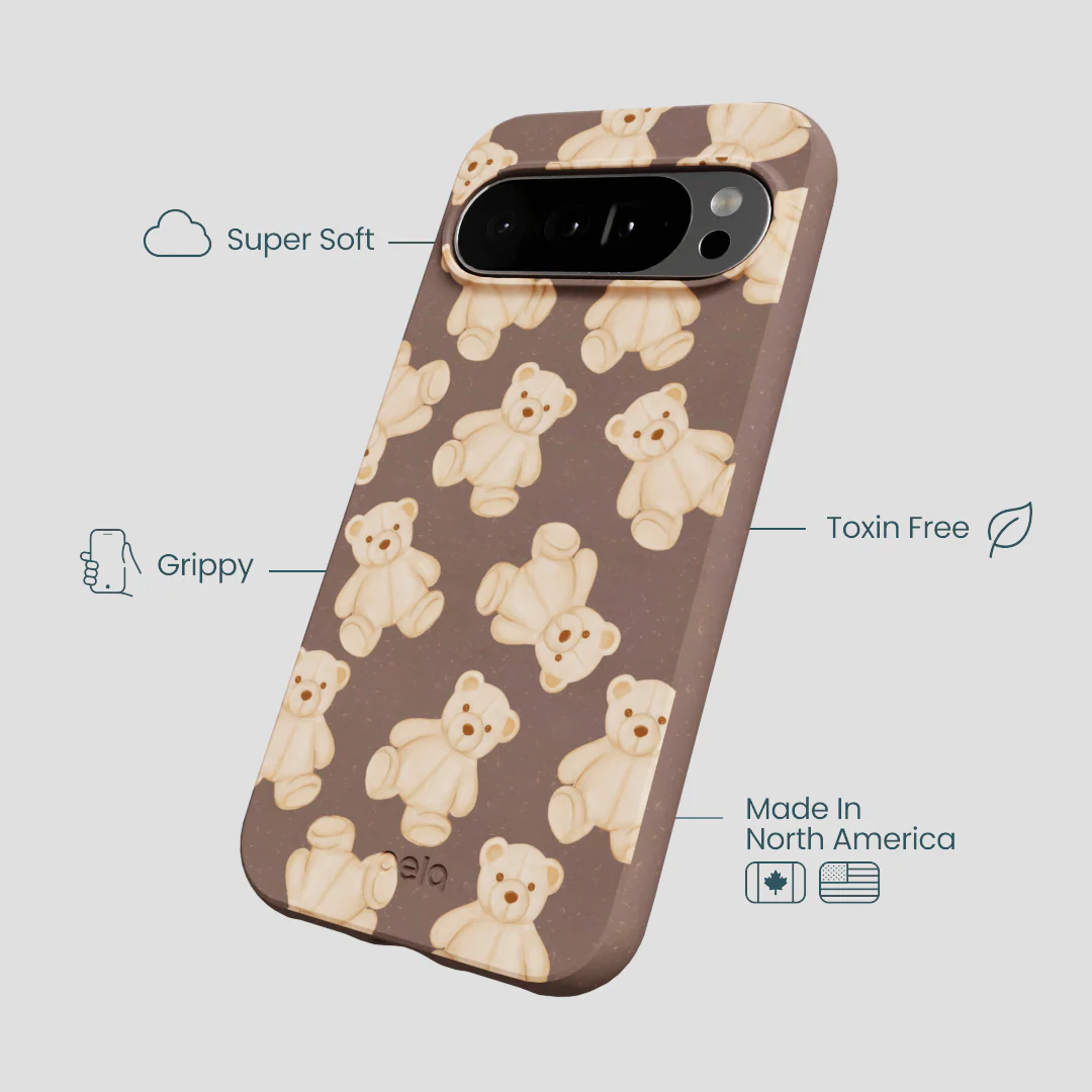 Chocolate Brown Teddy Love Google Pixel 10 Pro XL Case - Image 4