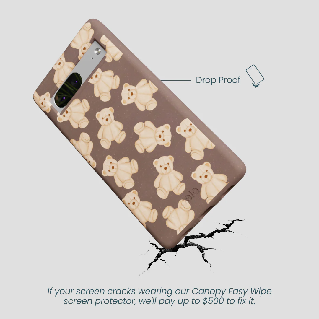 Chocolate Brown Teddy Love Google Pixel 7 Case - Image 5