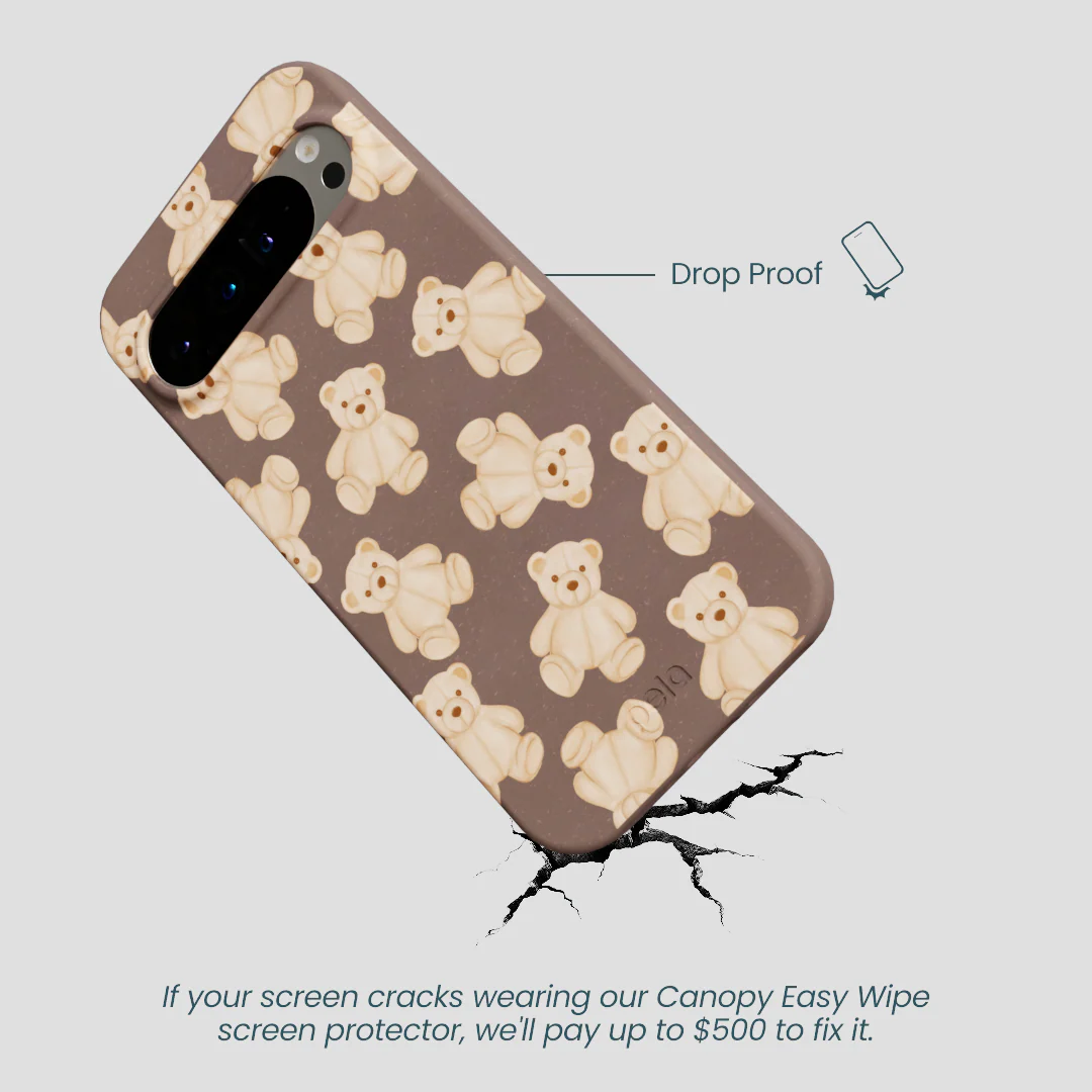 Chocolate Brown Teddy Love Google Pixel 9 Pro XL Case - Image 5