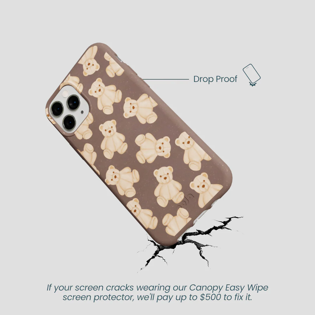 Chocolate Brown Teddy Love iPhone 11 Pro Case - Image 5