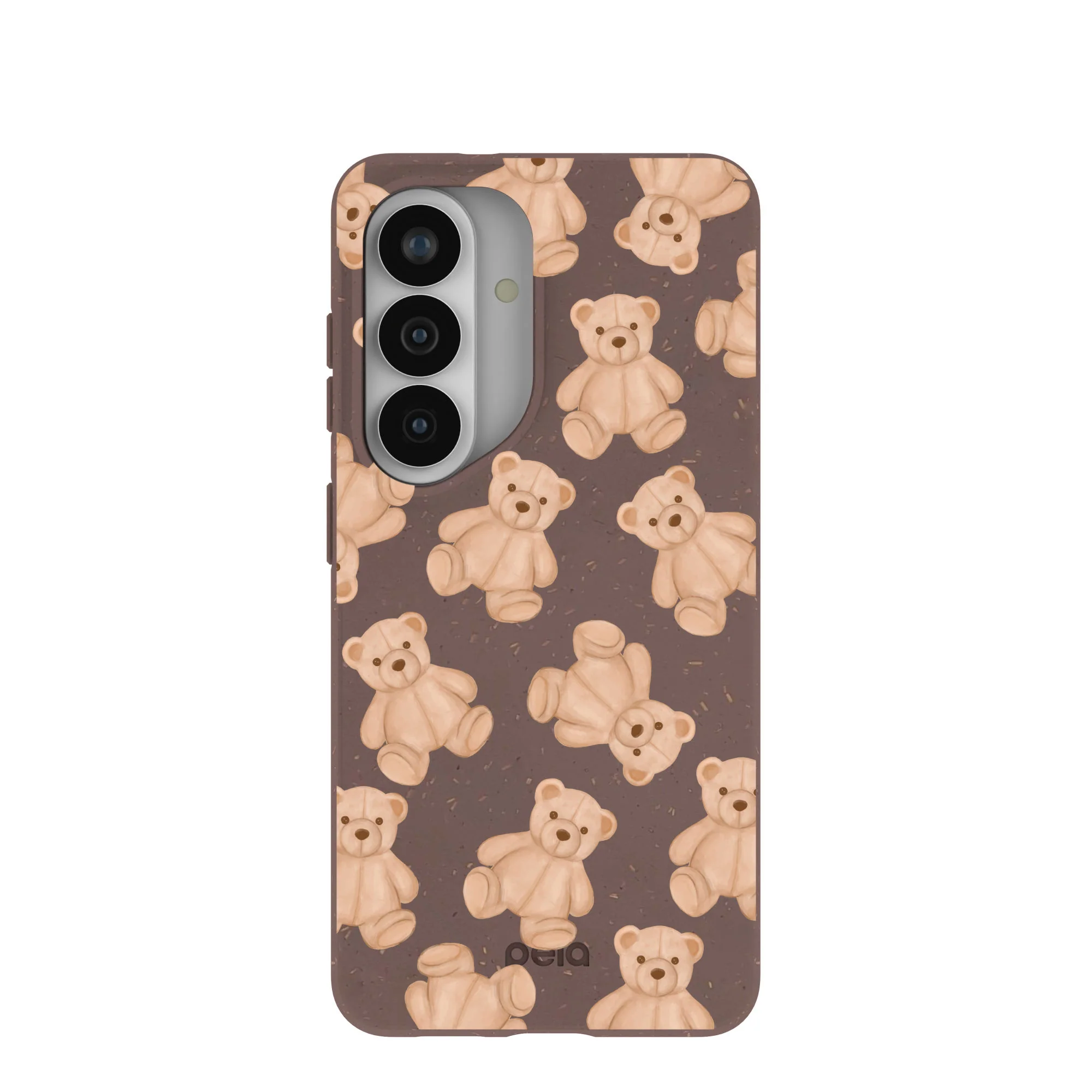Chocolate Brown Teddy Love Samsung Galaxy S26 Case