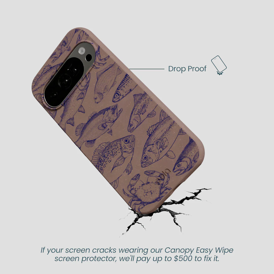 Chocolate Brown Vintage Catch Google Pixel 10/10 Pro Case - Image 5