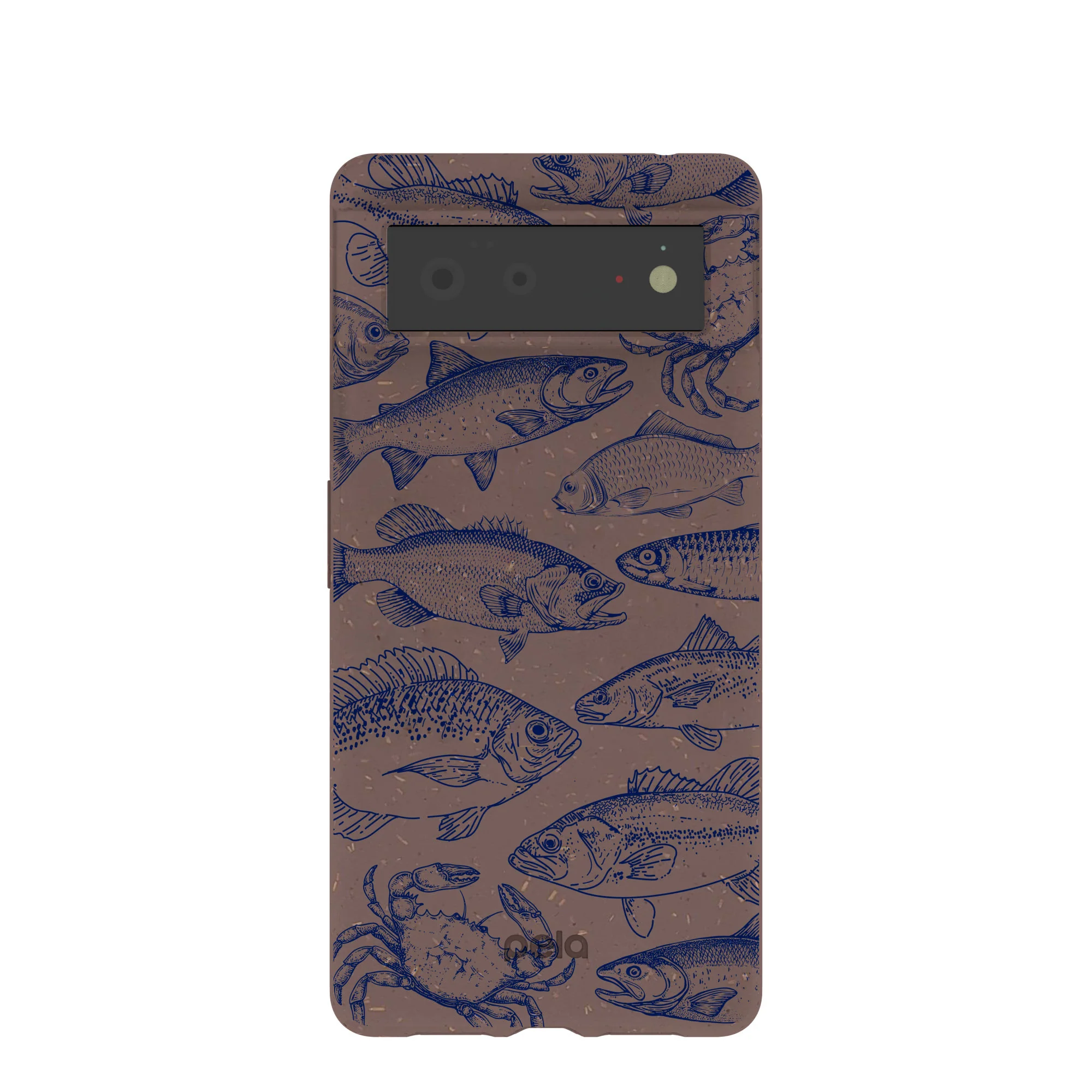 Chocolate Brown Vintage Catch Google Pixel 6 Case
