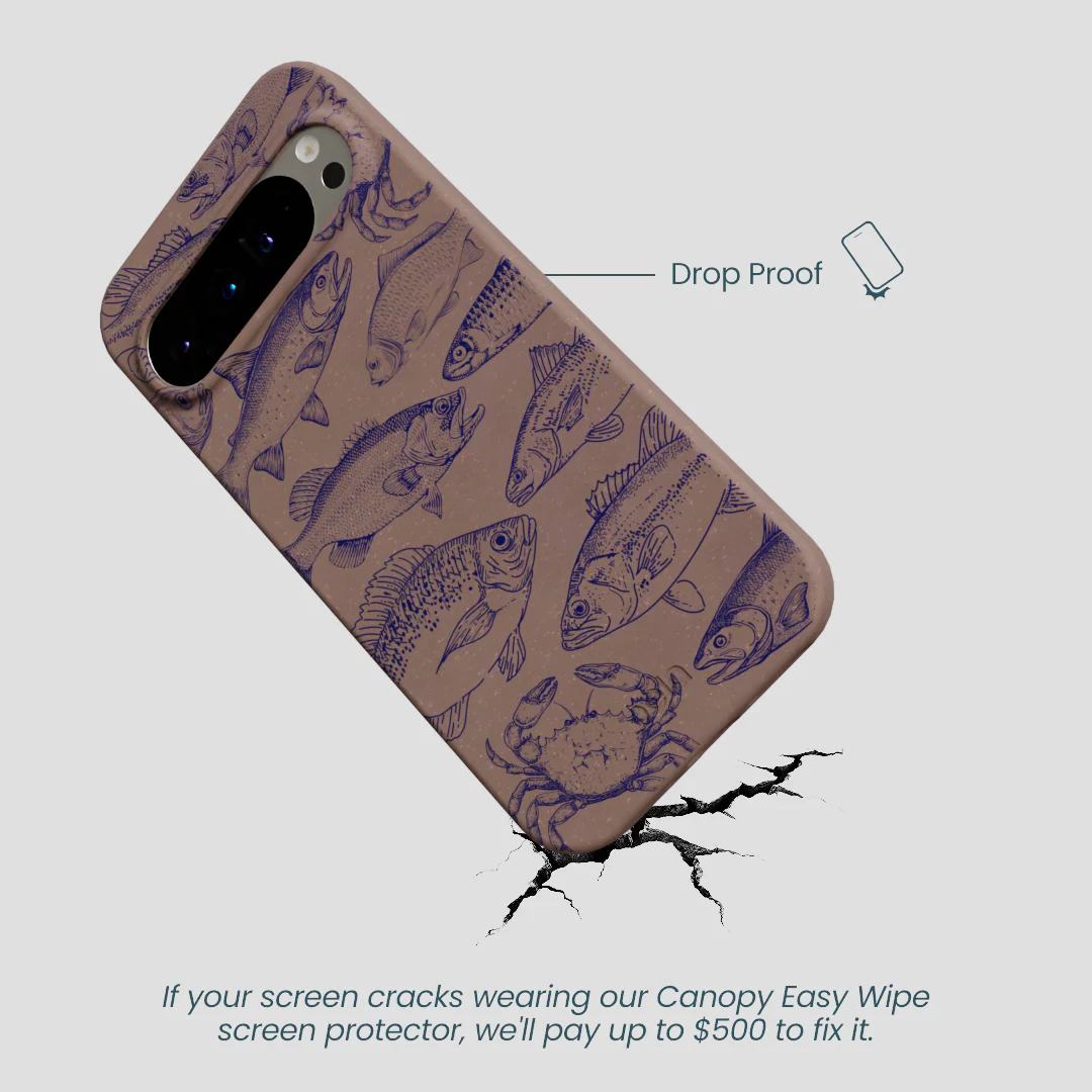 Chocolate Brown Vintage Catch Google Pixel 9 Pro XL Case - Image 5