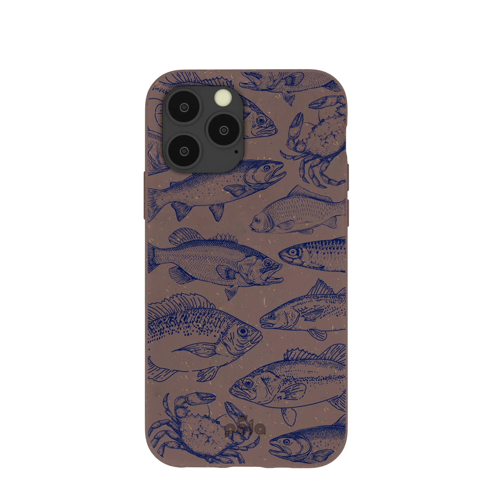 Chocolate Brown Vintage Catch iPhone 11 Pro Case
