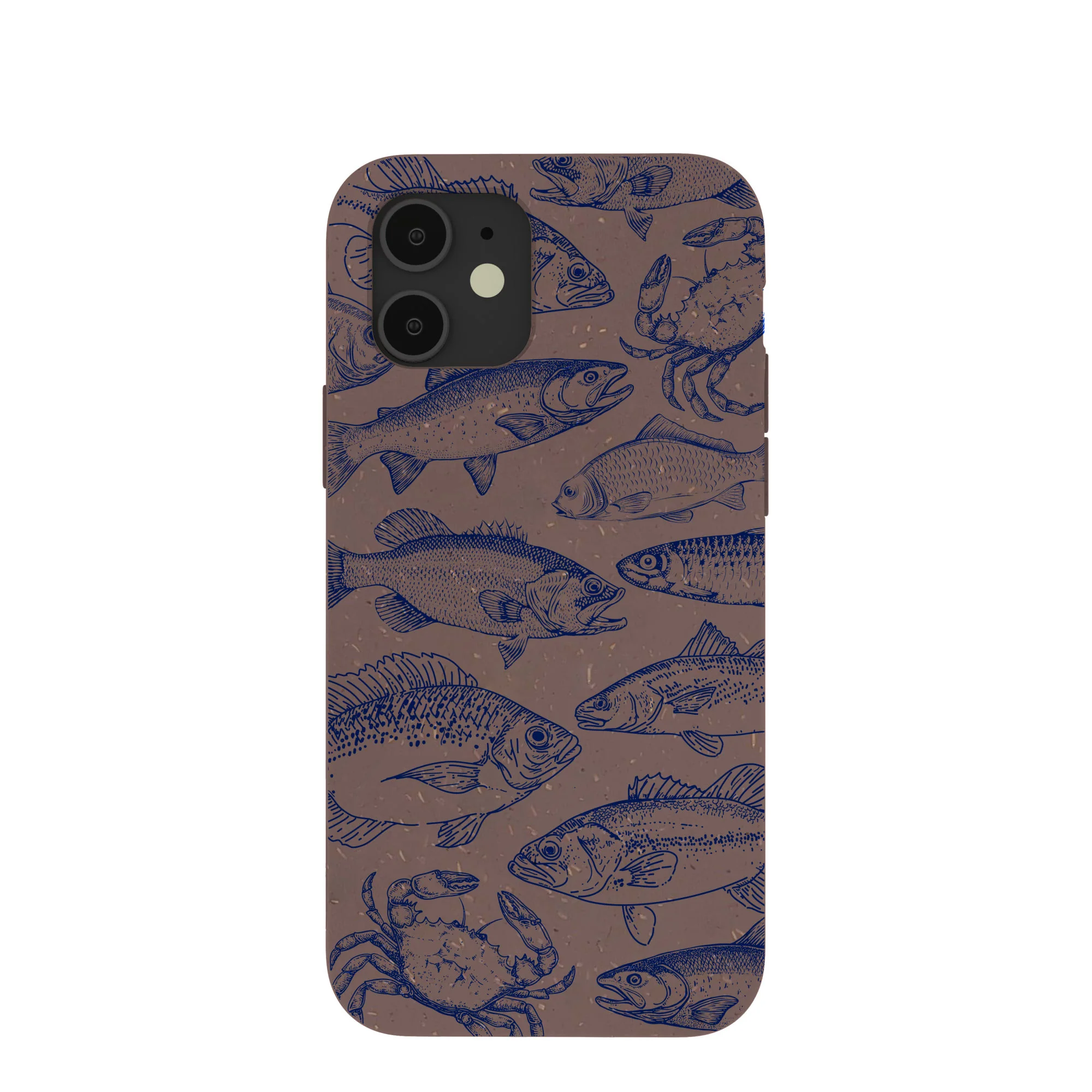Chocolate Brown Vintage Catch iPhone 12/ iPhone 12 Pro Case