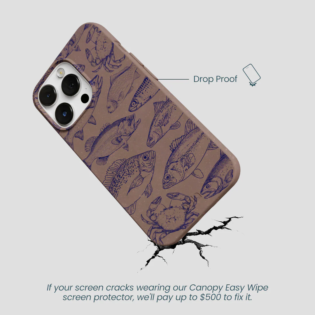 Chocolate Brown Vintage Catch iPhone 13 Pro Max Case - Image 5