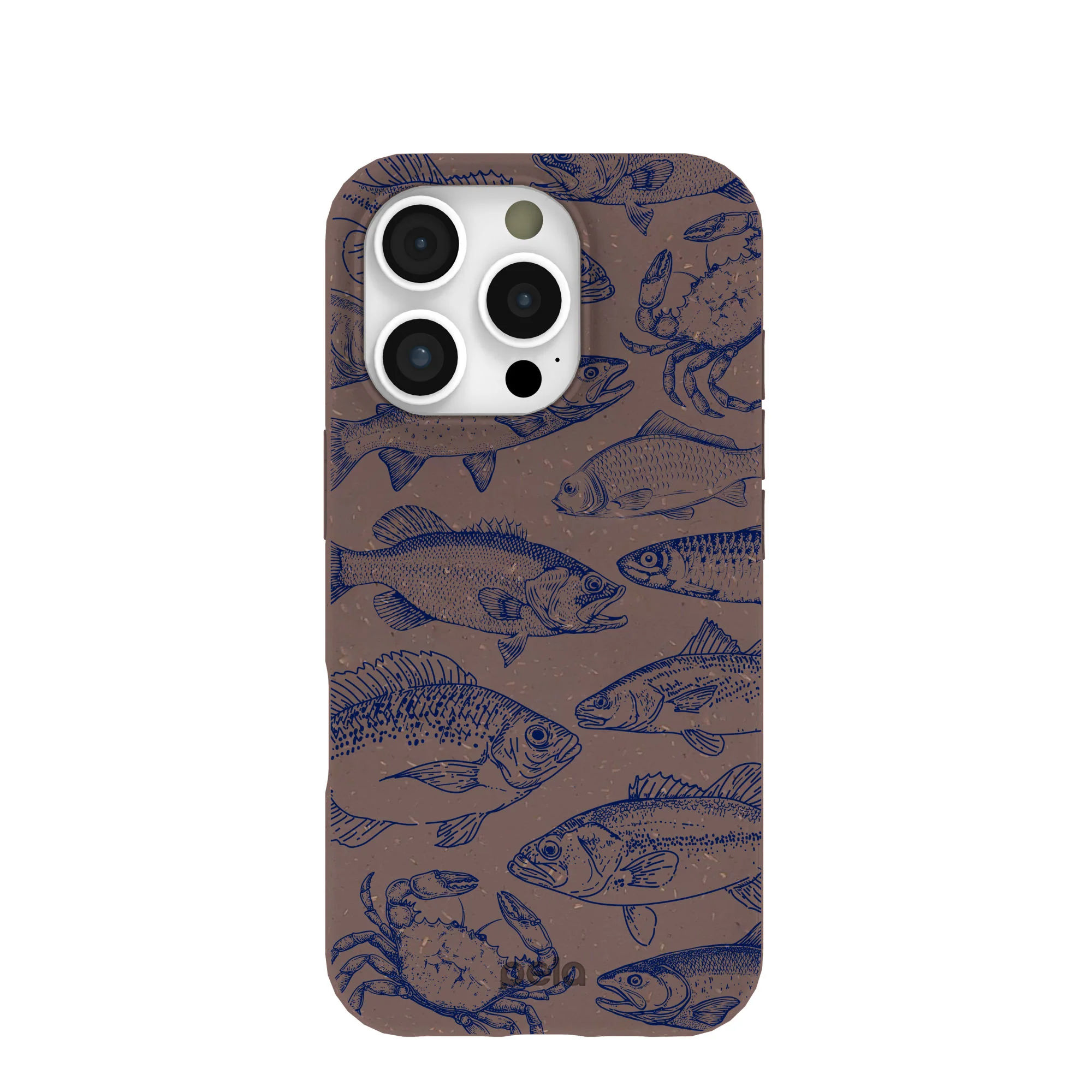 Chocolate Brown Vintage Catch iPhone 16 Pro Case
