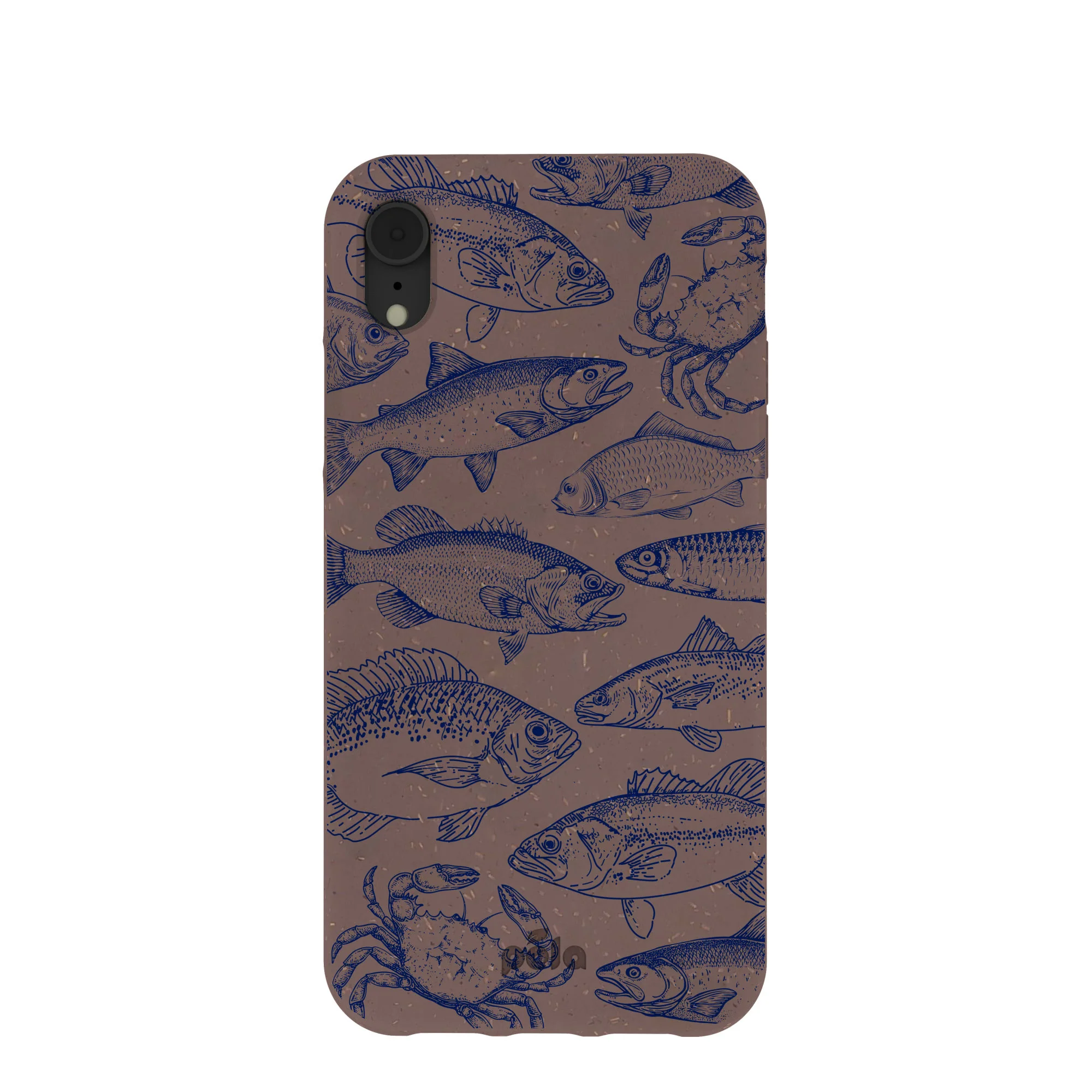 Chocolate Brown Vintage Catch iPhone XR Case